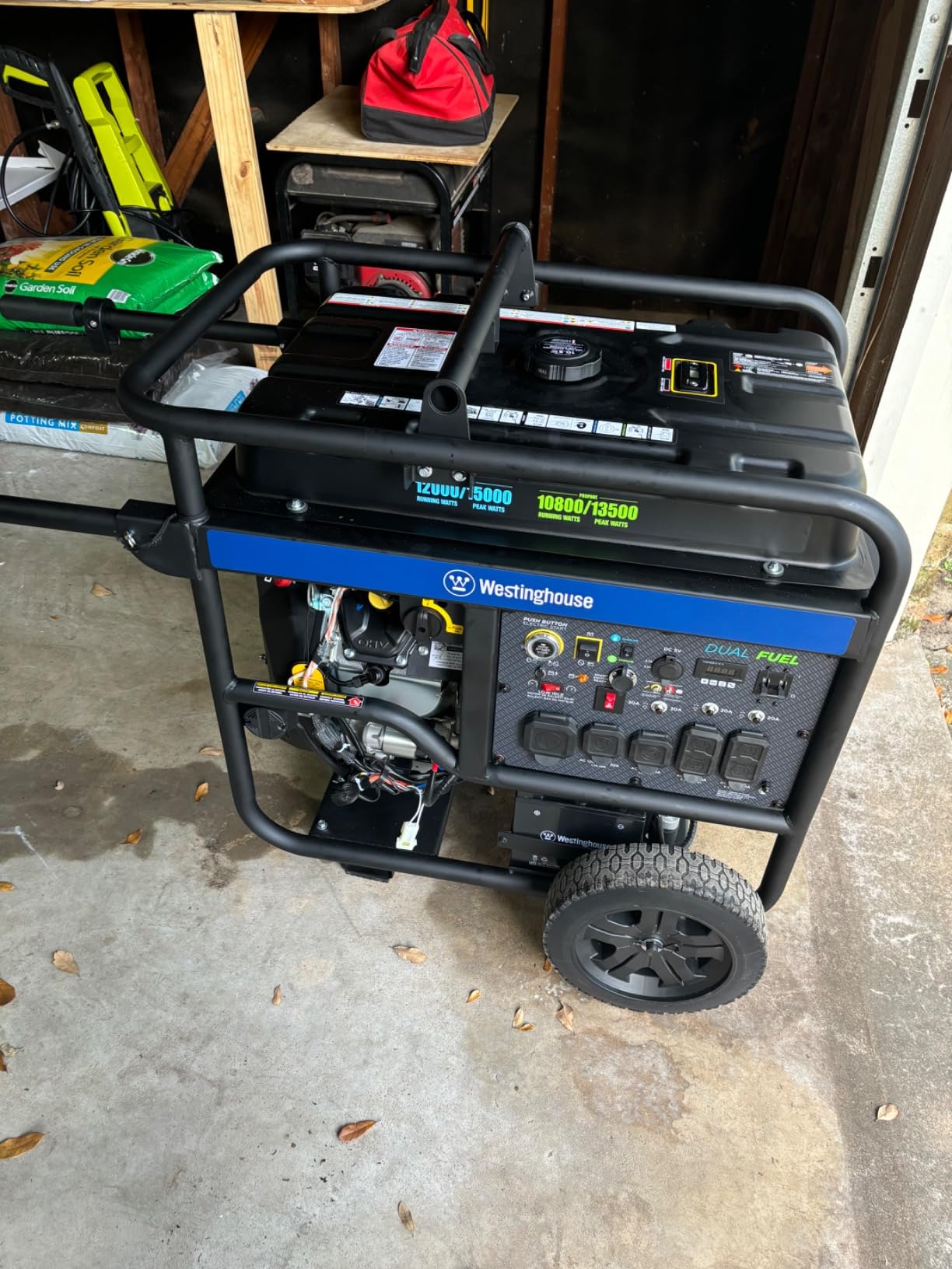 Westinghouse 18000 Peak Watt Dual Fuel Home Backup Portable Generator, Remote Electric Start, Transfer Switch Ready, Gas & Propane Powered, CO Sensor customer photo 2