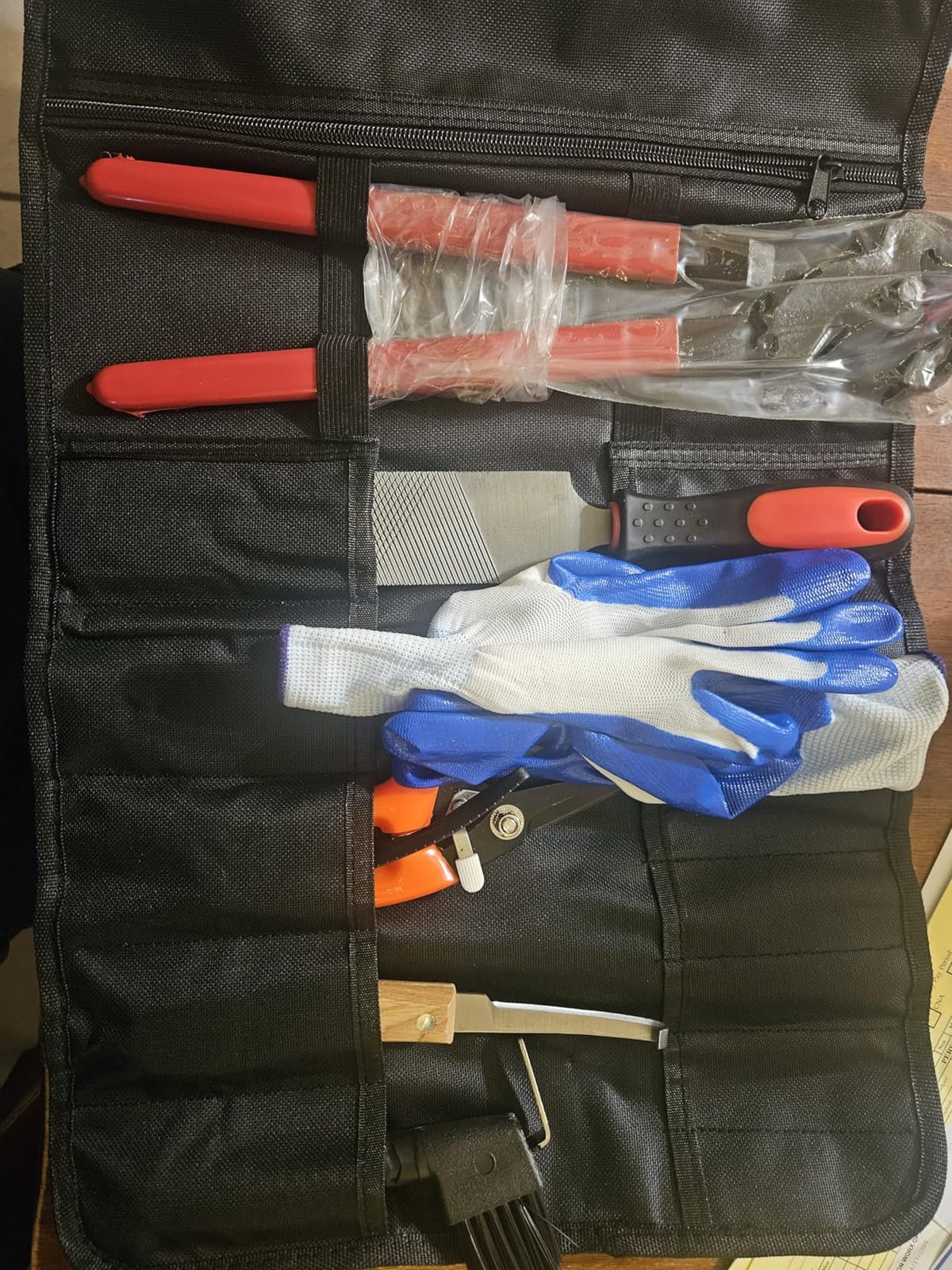 LONG RIVER Horse Farrier Hoof Tool Kit（7 Piece） with Carry Bag Horse Equine Metal Shears Farriers Hoof Nipper Cutter Handle Knife Stable Supplies Professional Hoof Trimming Tools customer photo 1