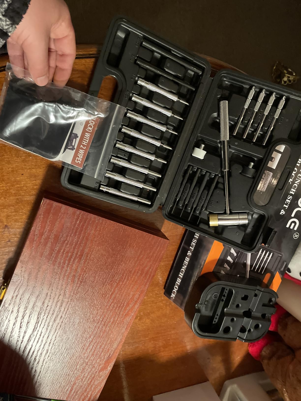 BESTNULE 25pc Punch Set and Hammer, Roll Pin Punch Set with Bench Block customer photo 2