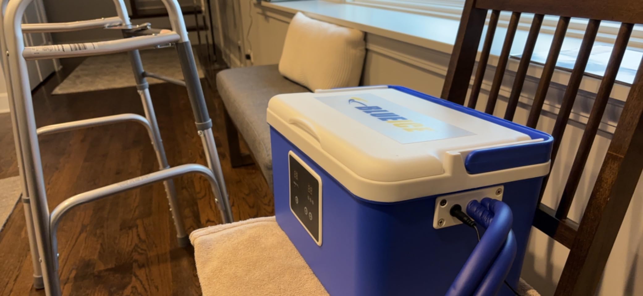 Brace Direct BlueIce Cold Therapy Machine – Cryotherapy for Pain Relief – Ice Machine for Knee After Surgery, Back, Shoulder, Hip, and Ankle – Cold Compression for Arthritis and Post-Surgery Relief customer photo 2
