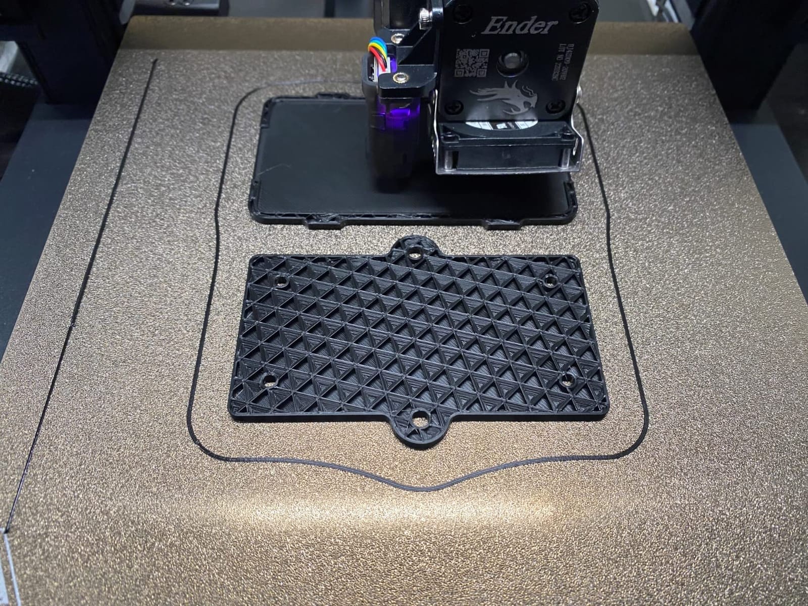 3D Printer Powder Painted PEI Flexi Steel Magnetic Build Plate 235 * 235mm for Creality Ender 3 S1 Pro,Ender 3,Ender 3 Pro,Ender 3 Neo,Ender 3 V2,Ender 3 V2 Neo, Ender 5,Ender 5 Pro customer photo 1