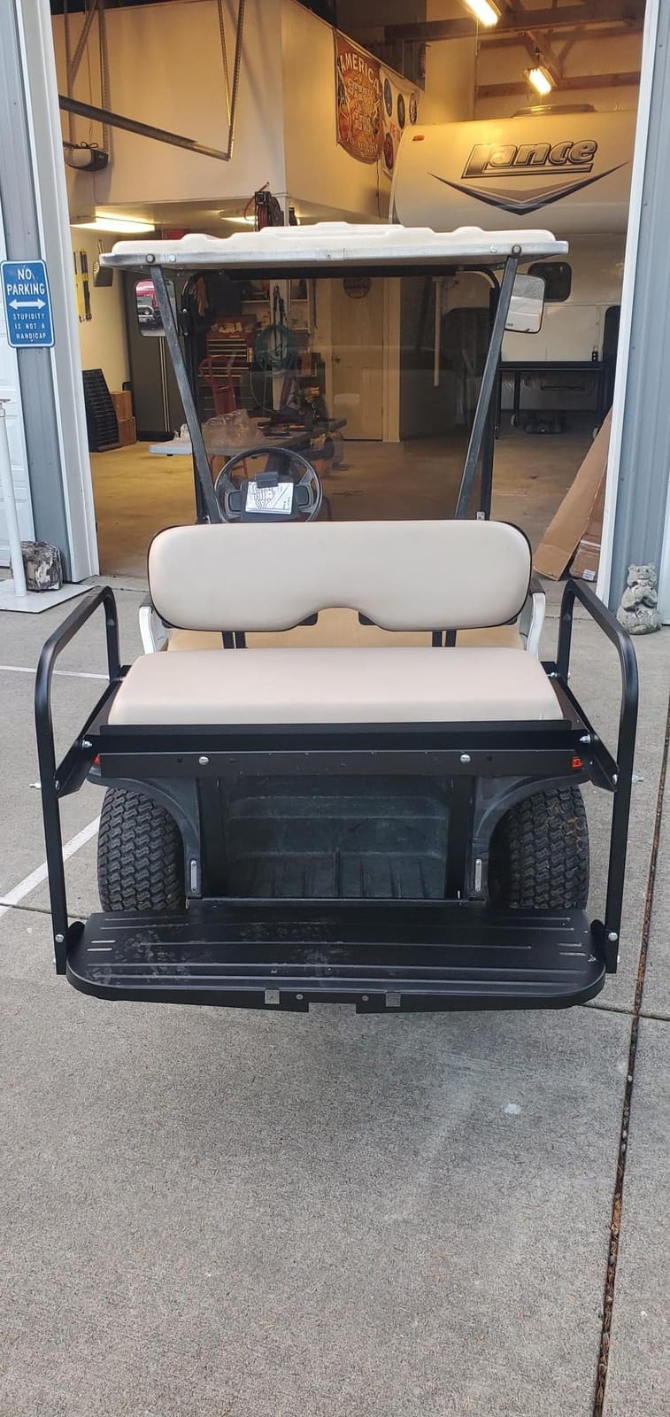 10L0L Universal Golf Cart Rear Seat Cushions for EZGO, Club Car, Yamaha customer photo 1