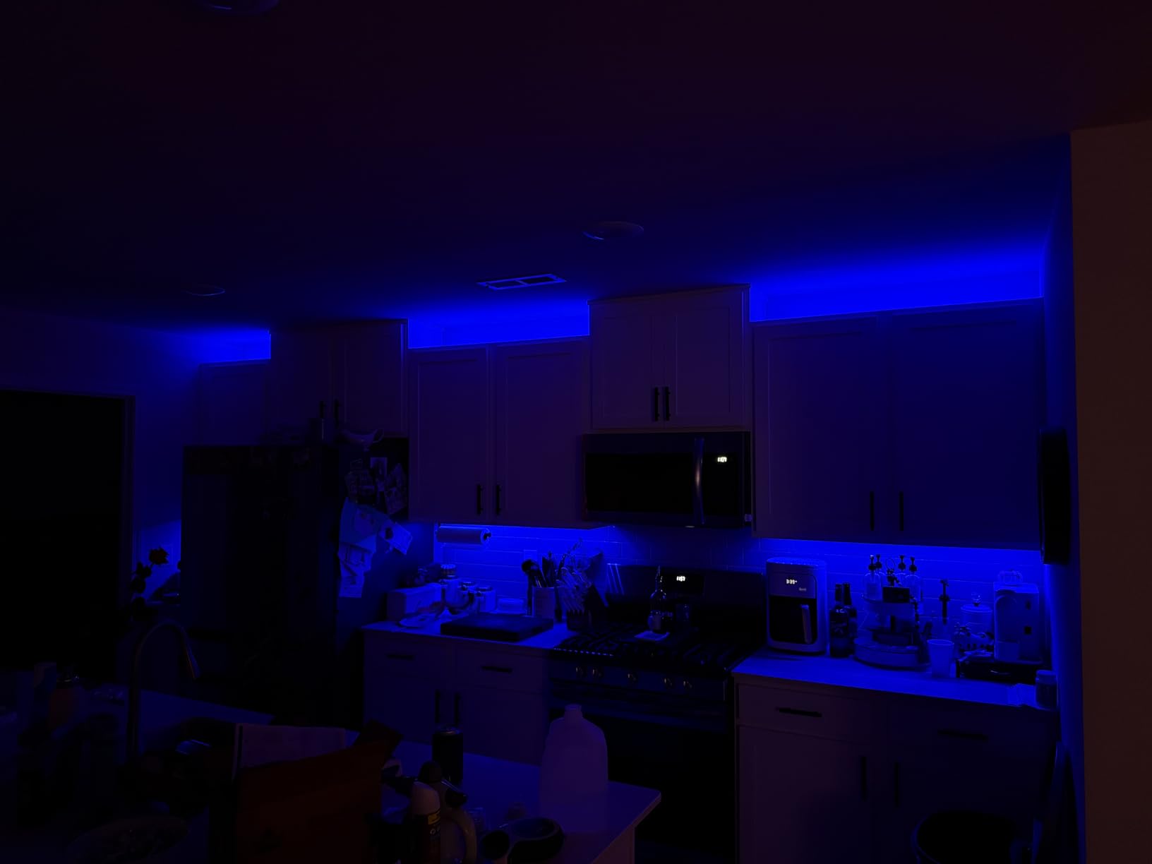 maylit 10 PCS 20in Smart RGB Under Cabinet Lights Kit | Works with Alexa & Google Assistant, App Remote Control, Music Sync, Timer, Dimmable, Ten 20in Bars customer photo 1