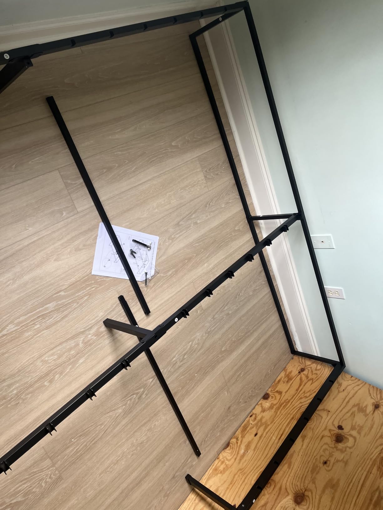 Yitong Angel King Bed Frame, 14 Inch High 3500 lbs Metal Platform, Mattress Foundation with Steel Slat Support/No Box Spring Needed/Noise Free/Non-Slip/Easy Assembly customer photo 2