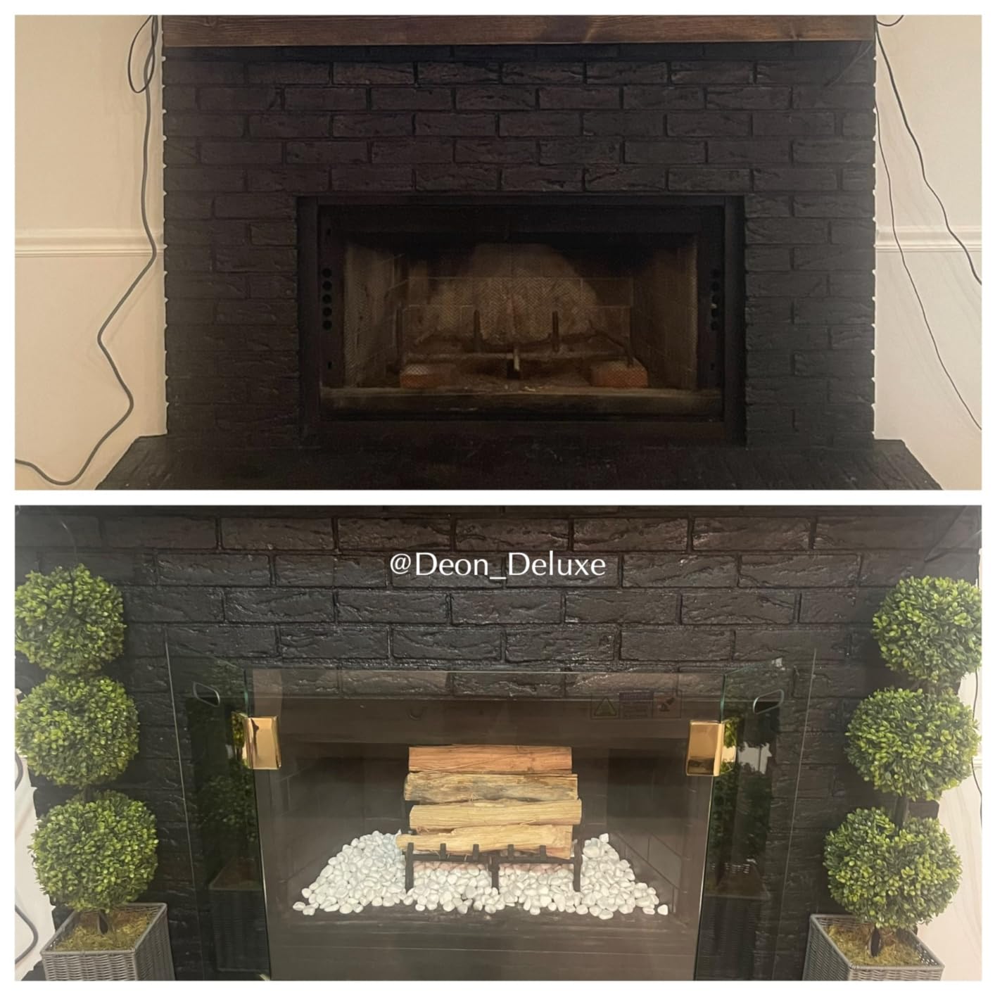 20 Inch Fireplace Grate, Heavy Duty Cast Iron Fireplace Log Holder customer photo 1