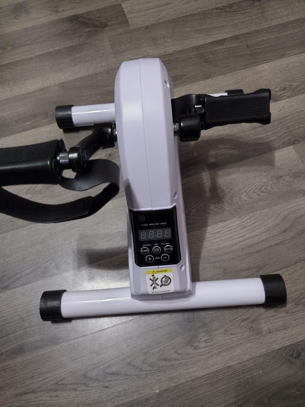 Under Desk Bike Pedal Exerciser for Seniors, LUBBYGIM Mini Exercise Bike for Physical Therapy, Electric Motorized Foot Pedal Machine for Arm and Leg Fitness, 6 Speed Levels customer photo 1