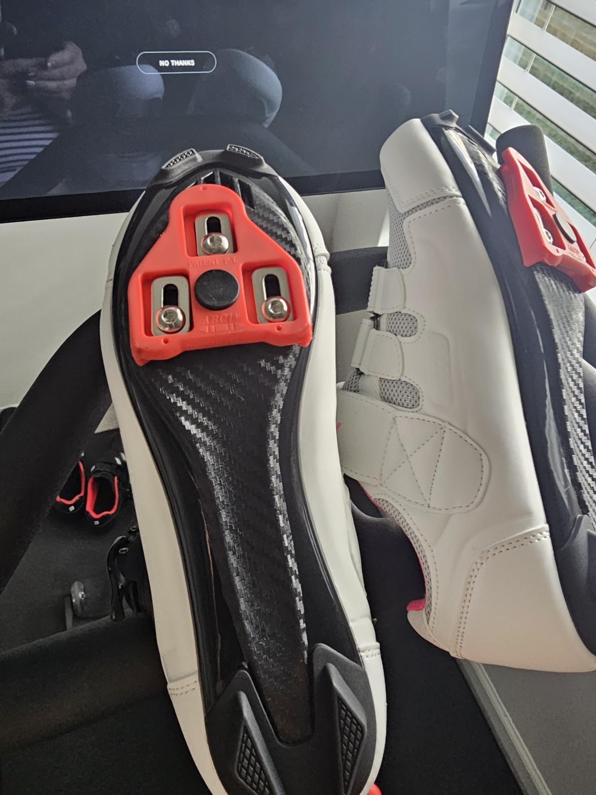 Kyedoo Womens Cycling Shoes Compatible with Peloton Bike customer photo 1