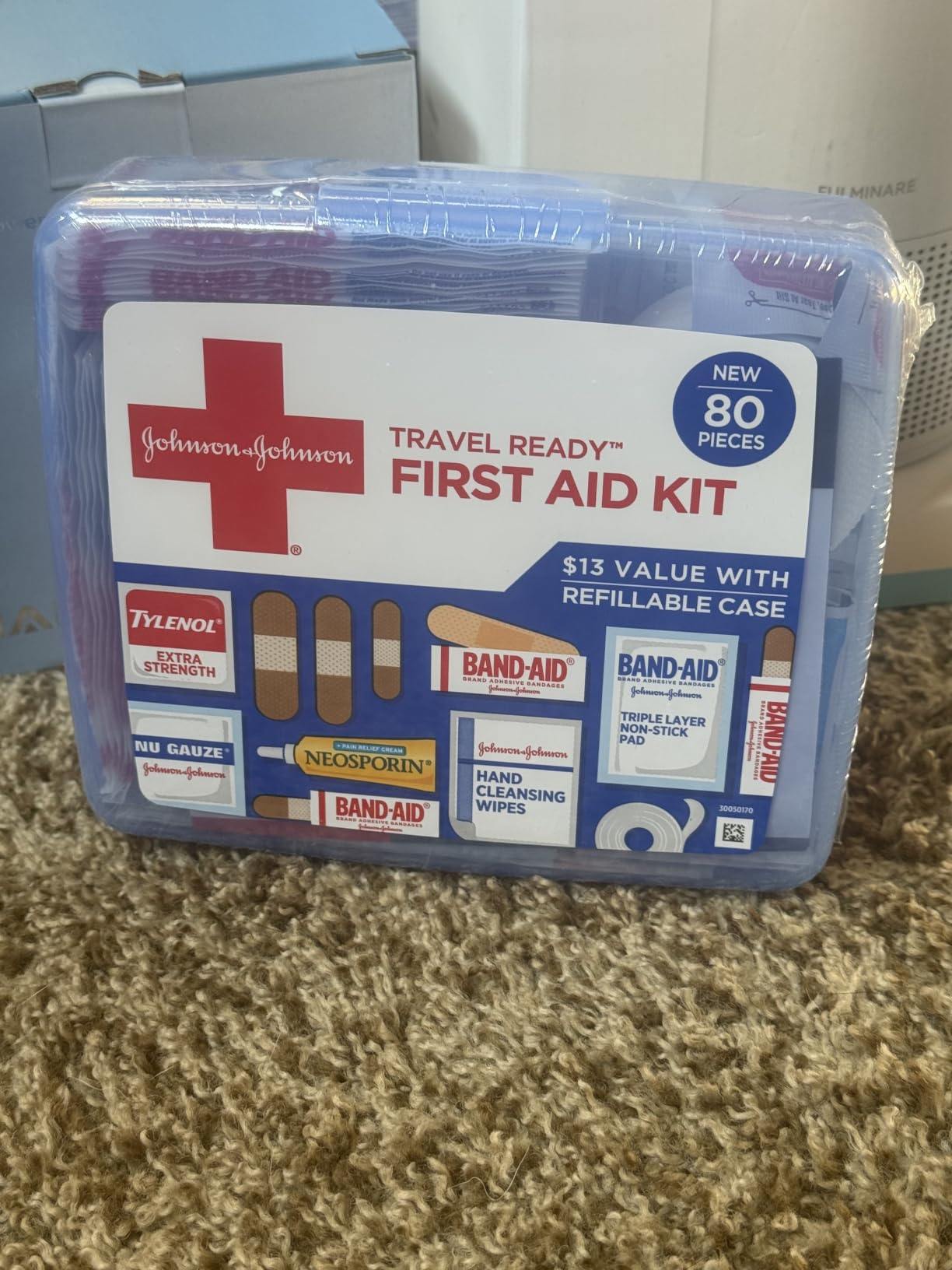 BAND-AID Brand Travel Ready Portable First Aid Kit, 80 Piece customer photo 1