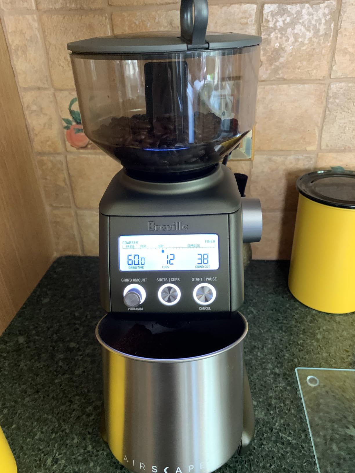Breville BCG820BTR Smart Grinder Pro, Black Truffle customer photo 1