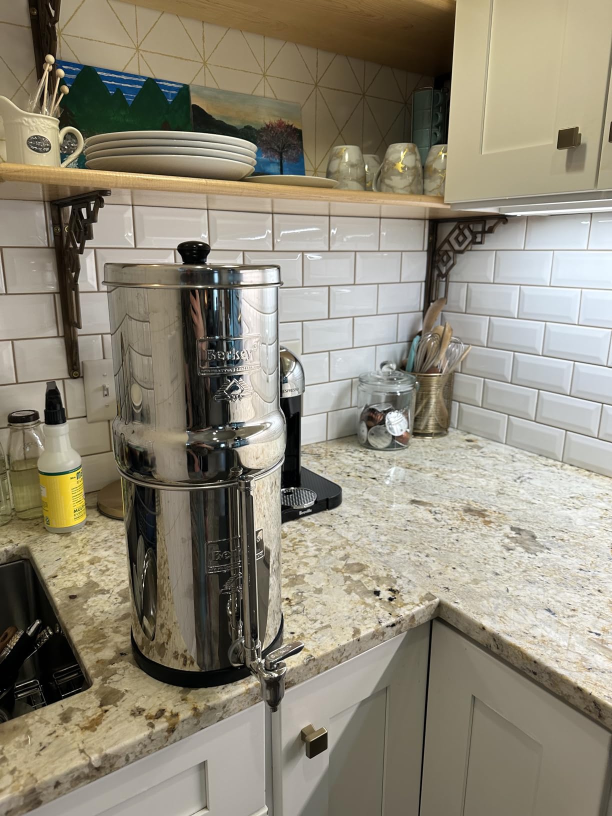 Royal Berkey 3.25 Gal Gravity Water Filter System with Water View Spigot | Includes 2 Black Berkey BB9-2 Elements and Deluxe 10