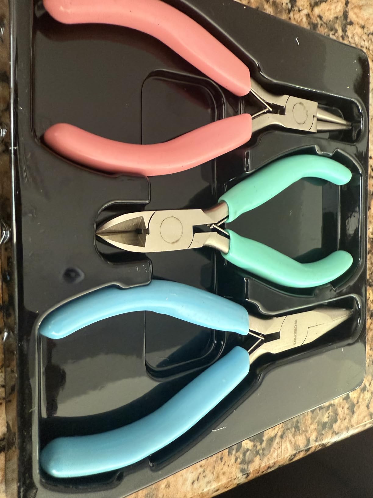WORKPRO Jewelry Pliers Set, 3 Pack Jewelry Making Tool Kit customer photo 1
