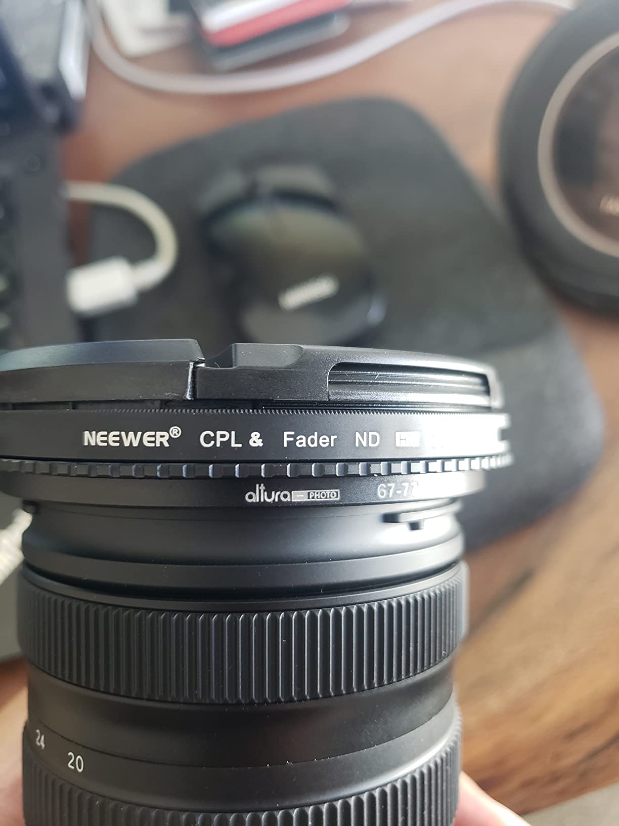 NEEWER 2 in 1 67mm Variable ND & CPL Filter, ND2-ND32 & Circular Polarizer | No X Cross, 30 Layer Nano Coated, HD Optical Glass, Ultra Slim Aluminum Alloy Frame, Water Resistant, Scratch Resistant customer photo 1