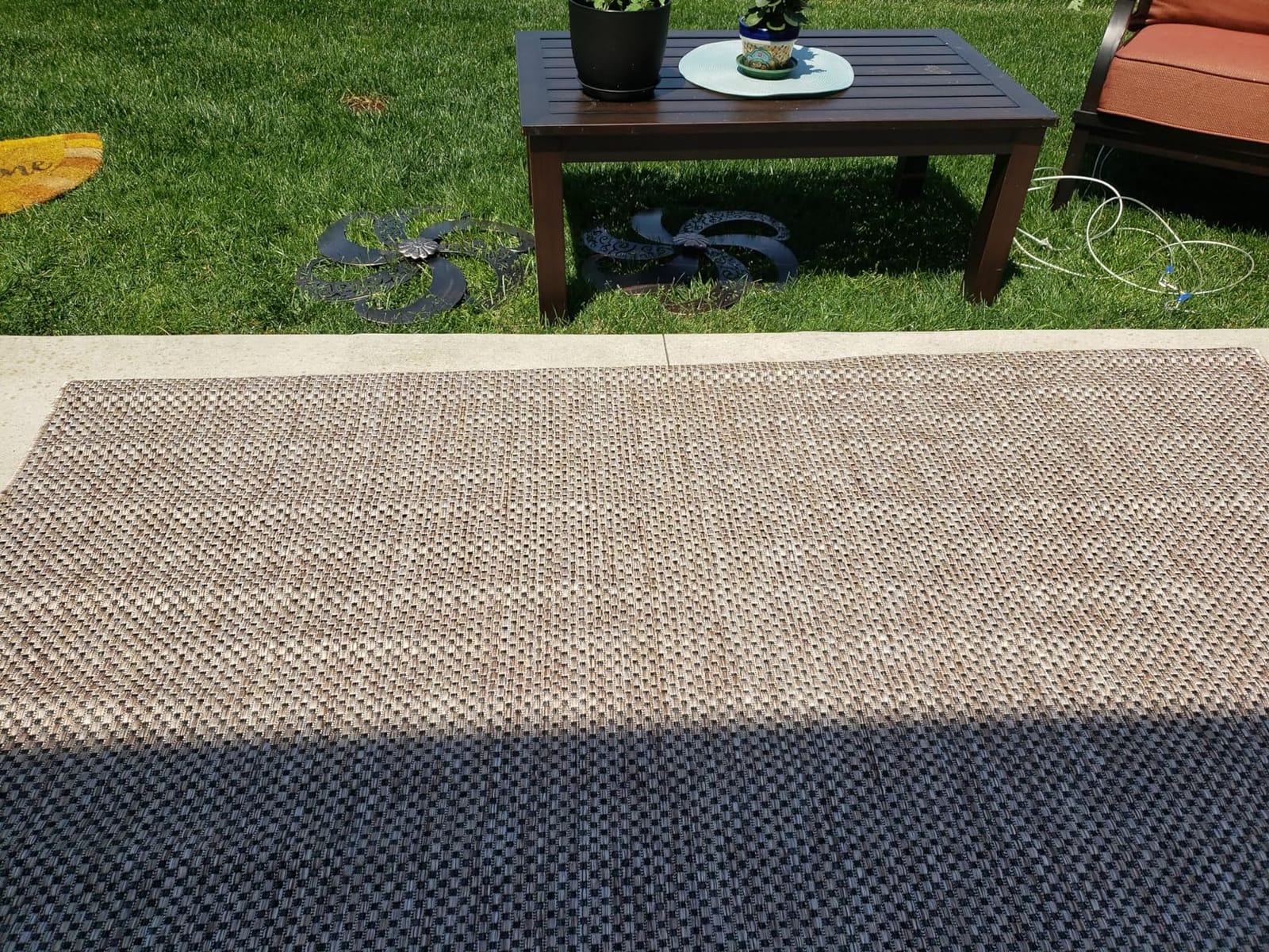 SAFAVIEH Courtyard Outdoor Area Rug 10x14, X-Large Beige CY8521-36312 customer photo 2