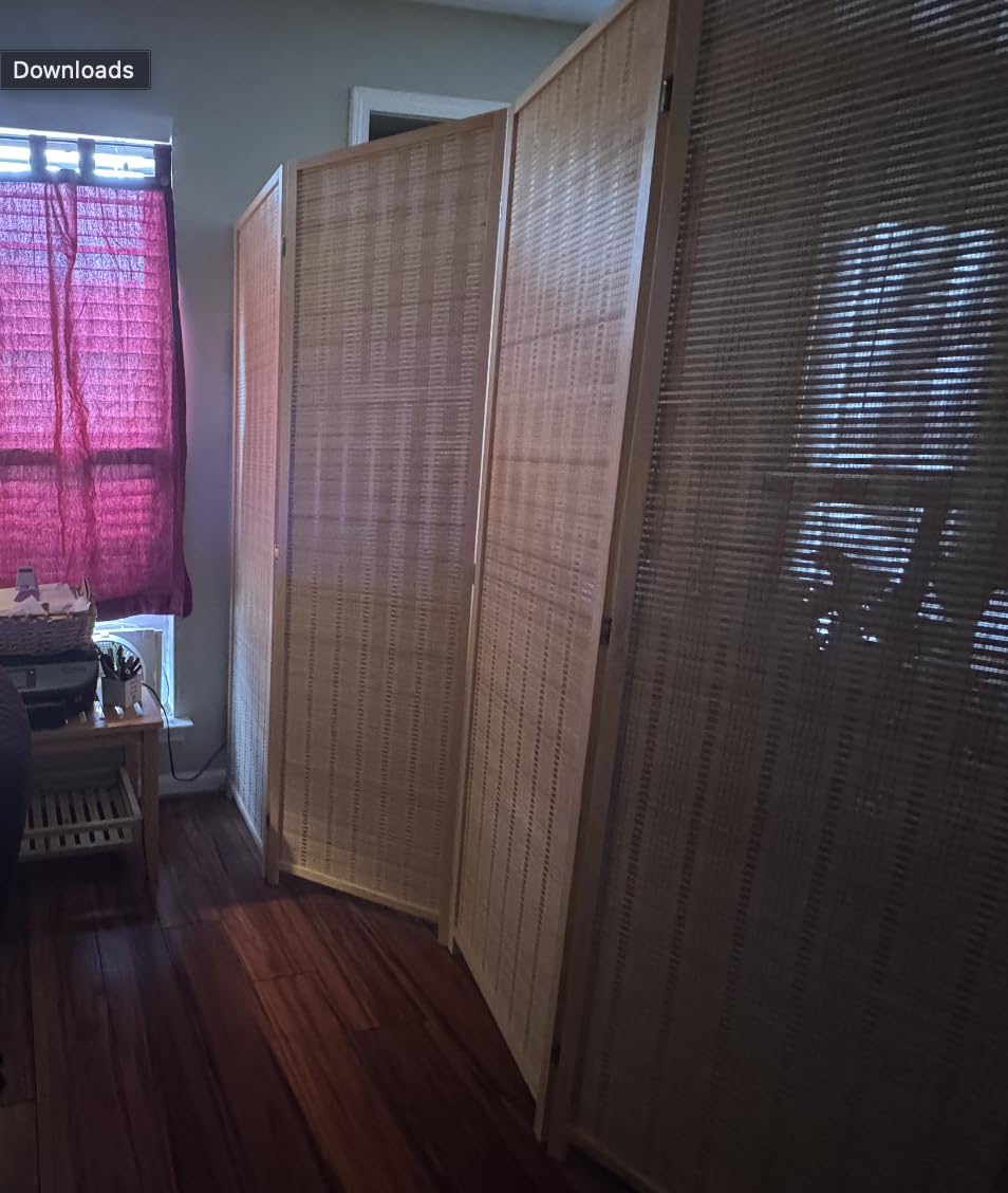 Room Divider Privacy Screen Folding 6 Panels 72