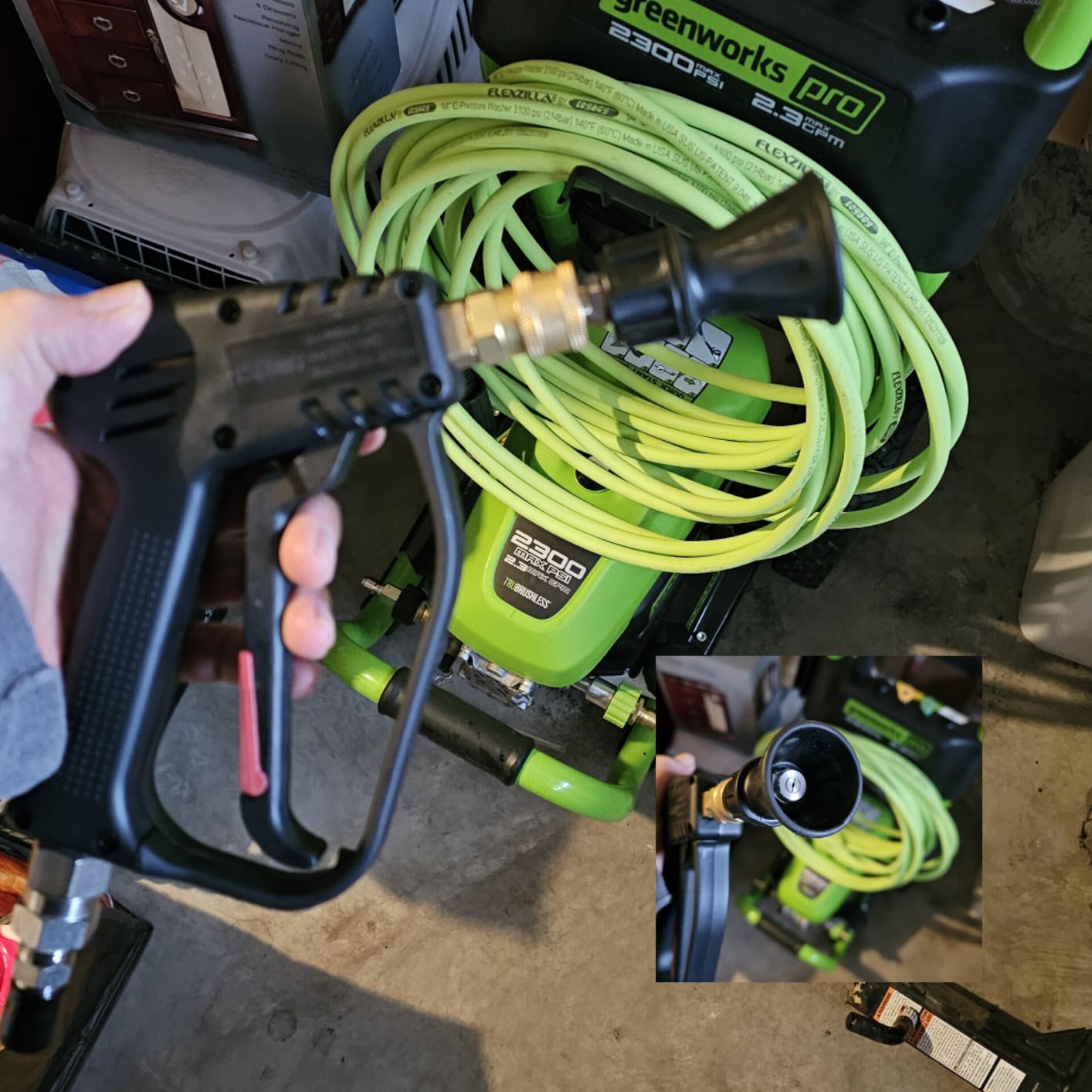McKillans 40 Degree Pressure Washer Nozzle - Stainless Steel, High-Efficiency Cleaning, Durable Nozzle Guard with Rubberized Protection (4.0 Orifice) customer photo 2