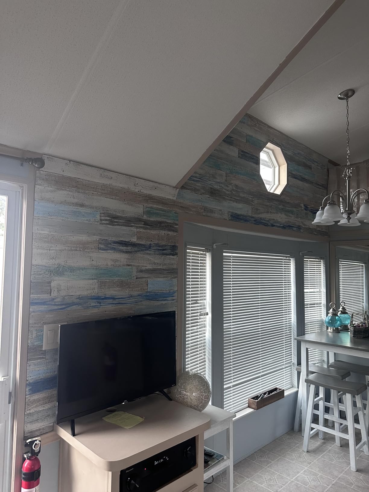 BARNWOODUSA Real Reclaimed Wood Planks, 10 sq ft Nail-Up Wood Wall Planks customer photo 1
