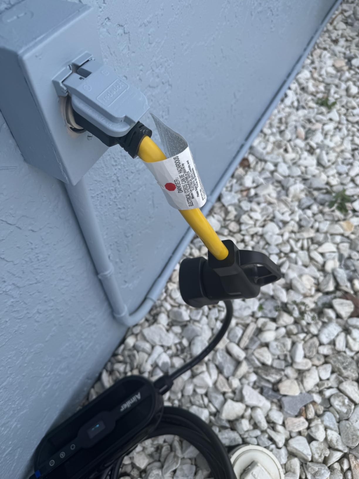 AIMILER Level 2 Tesla Charger(WiFi APP), 32A, 25ft Cable ETL Certified, 220V-240V NEMA 14-50P Plug EVSE w/Nacs Connector, Portable/Home Electric Car(EV) Charger for Tesla Model X/Y/3/S or Nacs EVs customer photo 1