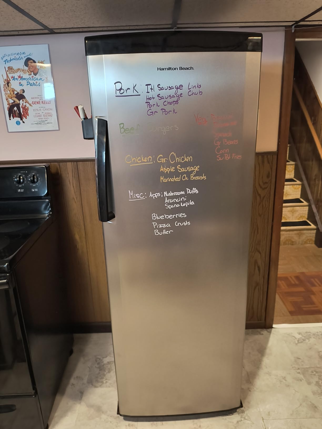 Hamilton Beach Upright Freezer, Deep Freeze, Stainless Steel Freezer with Drawer Compartments, 11 cu. ft. Freezer customer photo 1