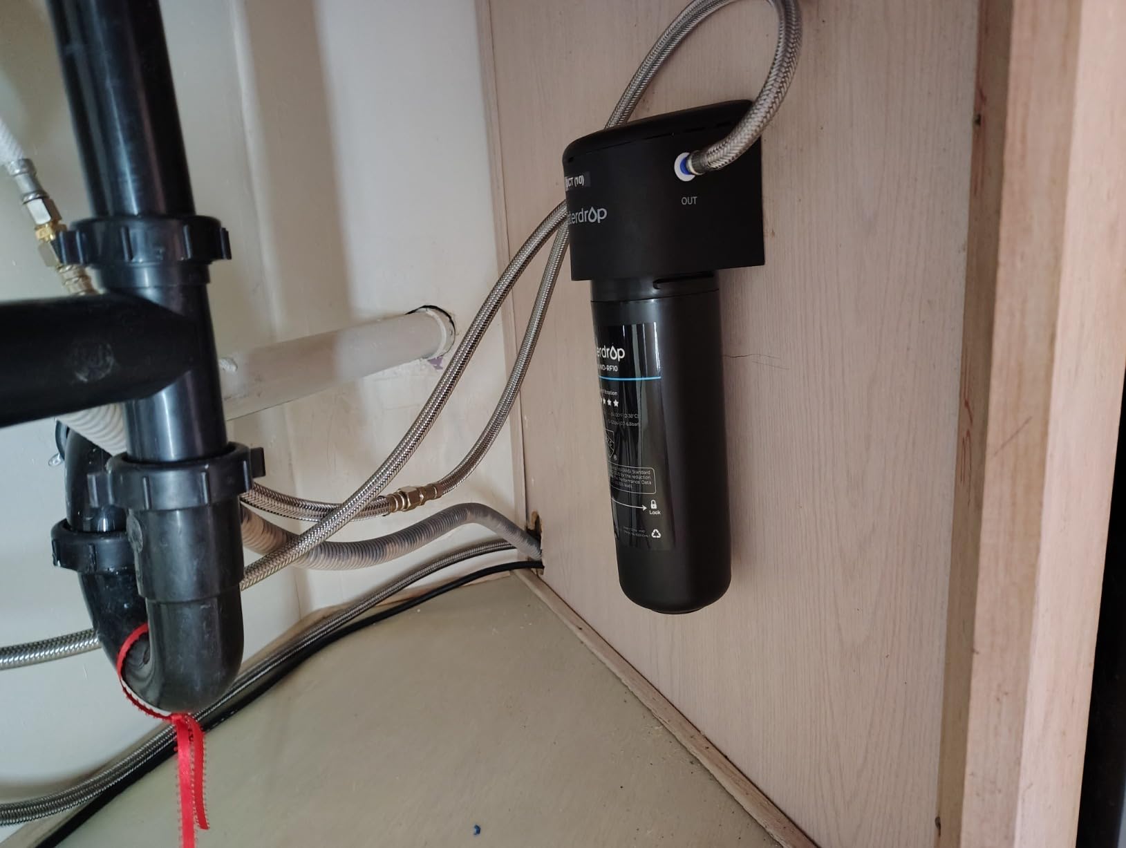 Waterdrop 10UAW-UF 0.01 μm Ultra Filtration Under Sink Water Filter System customer photo 1