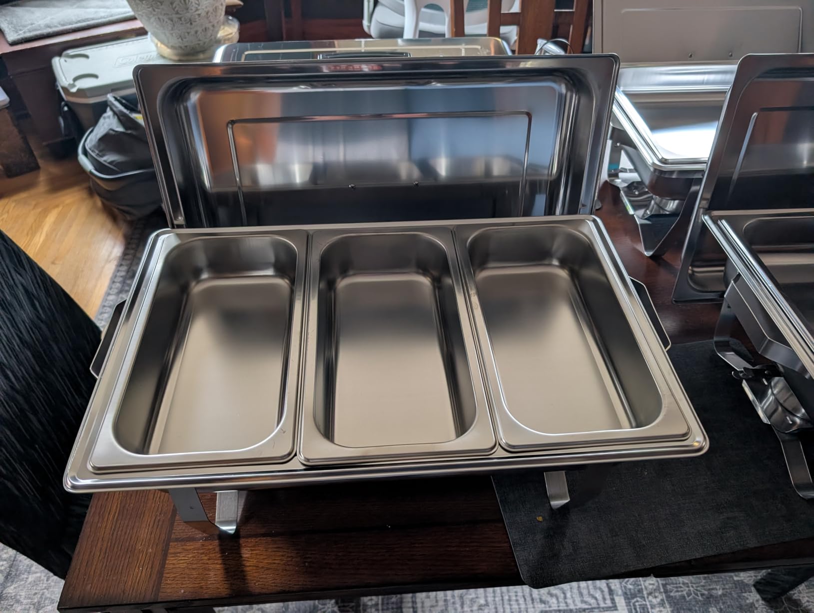 IMACONE Rectangular Chafing Dish Buffet Sets of 6, 8QT customer photo 2