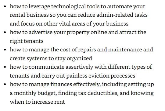 First-Time Landlord's Guide: 11 Strategies to Efficiently Manage Properties, Select Stellar Tenants and Be Profitable with Rentals customer photo 1