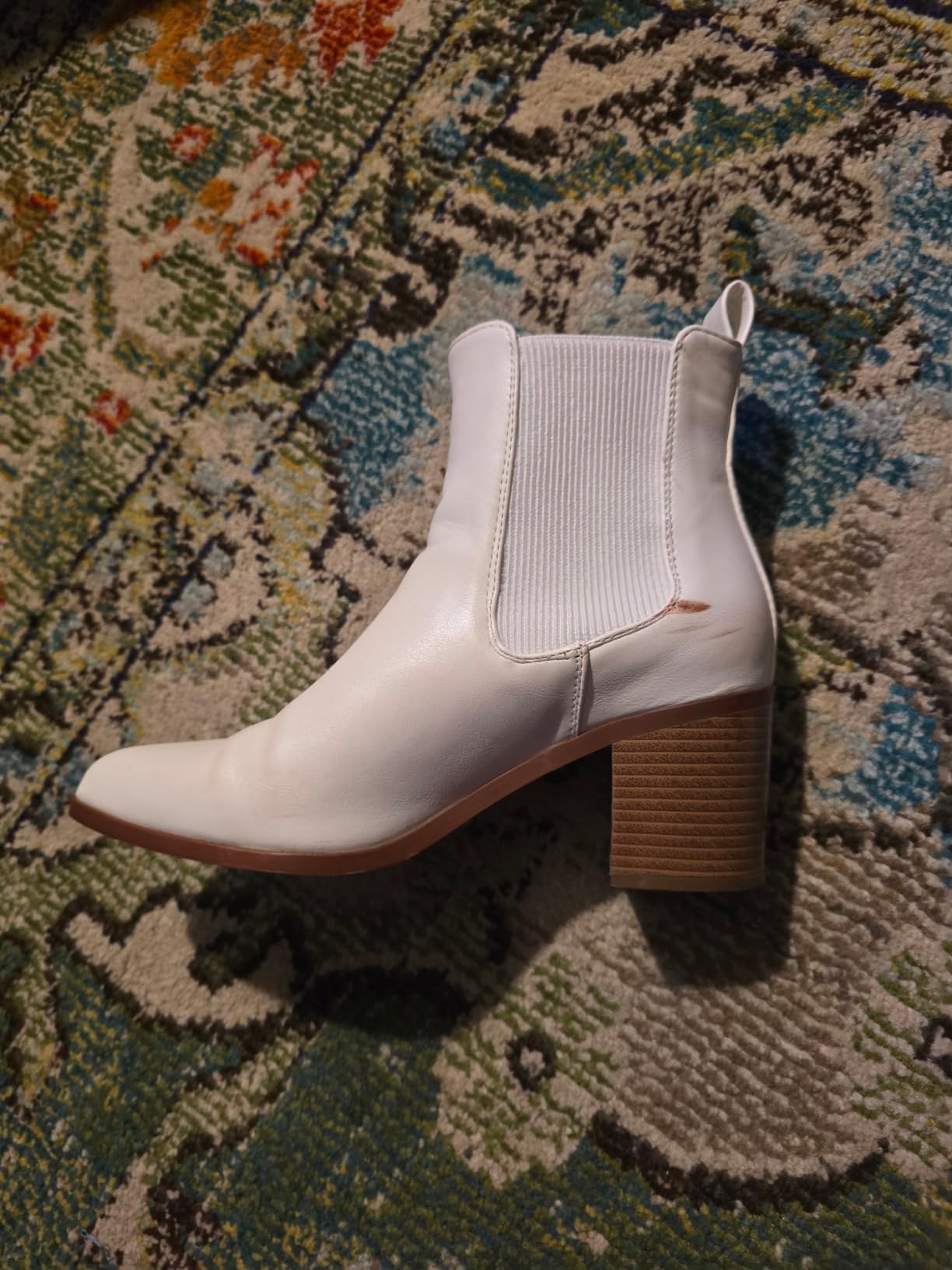 DREAM PAIRS Women's Heeled Ankle Chelsea Boots customer photo 1