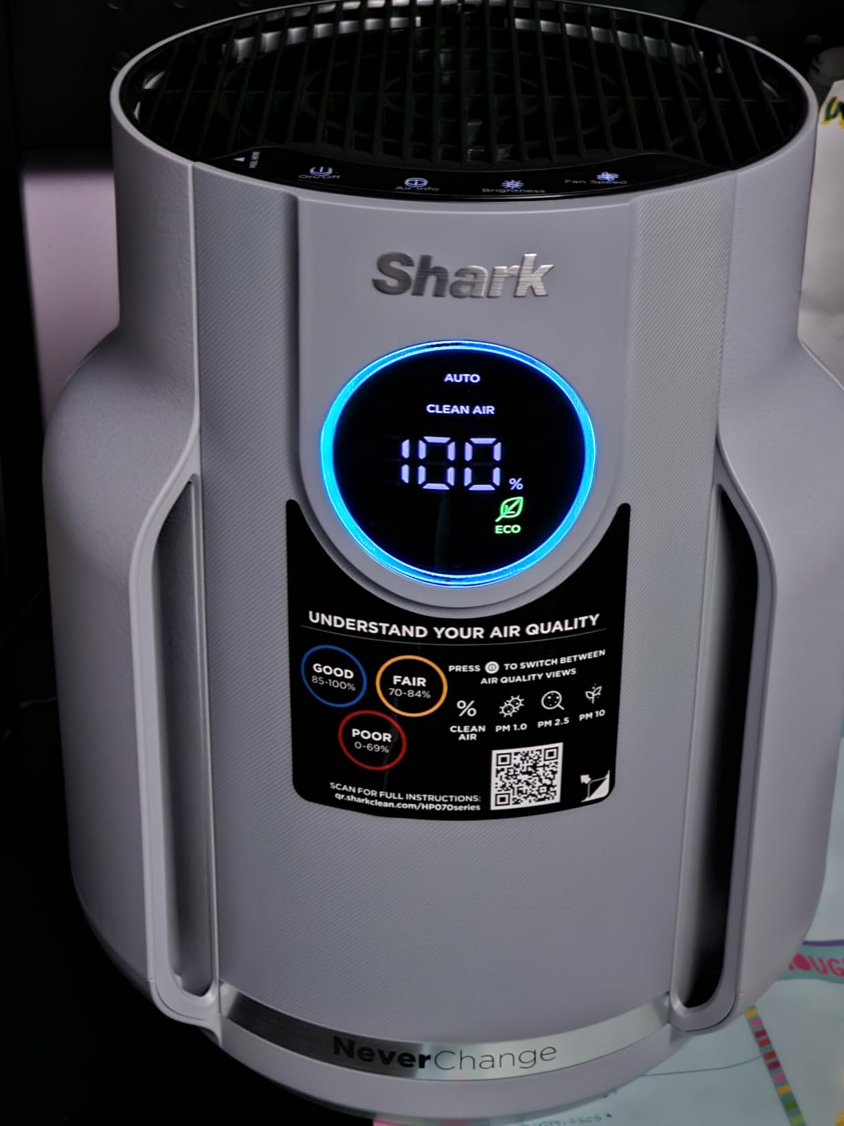 Shark NeverChange Air Purifier Max with Odor Neutralizer, HP302, 1,300 Sq. Ft. customer photo 2