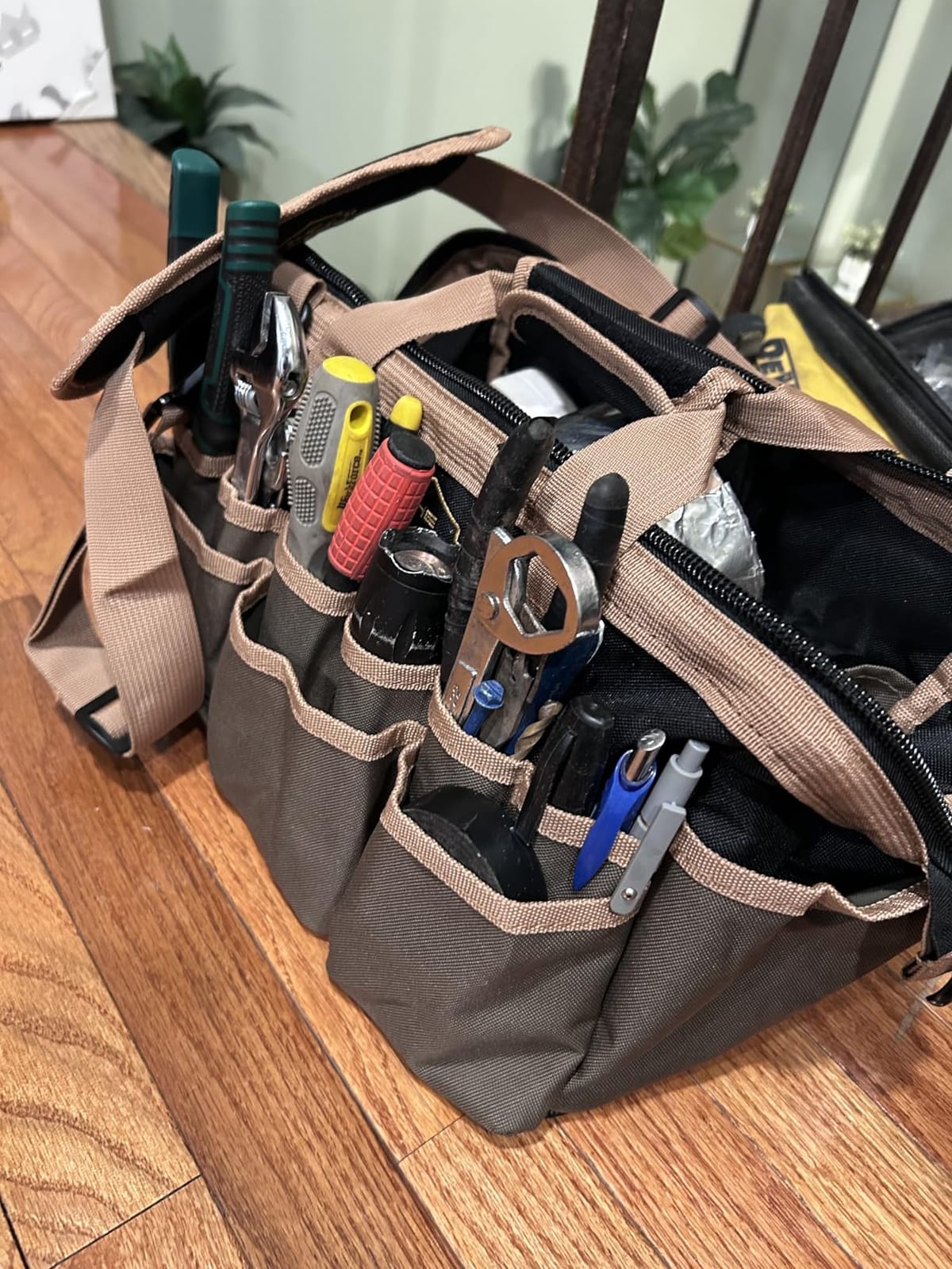 Ryker 14’’ Heavy Duty Tool Bag. Tool Box Organizer for Electricians & HVAC customer photo 2