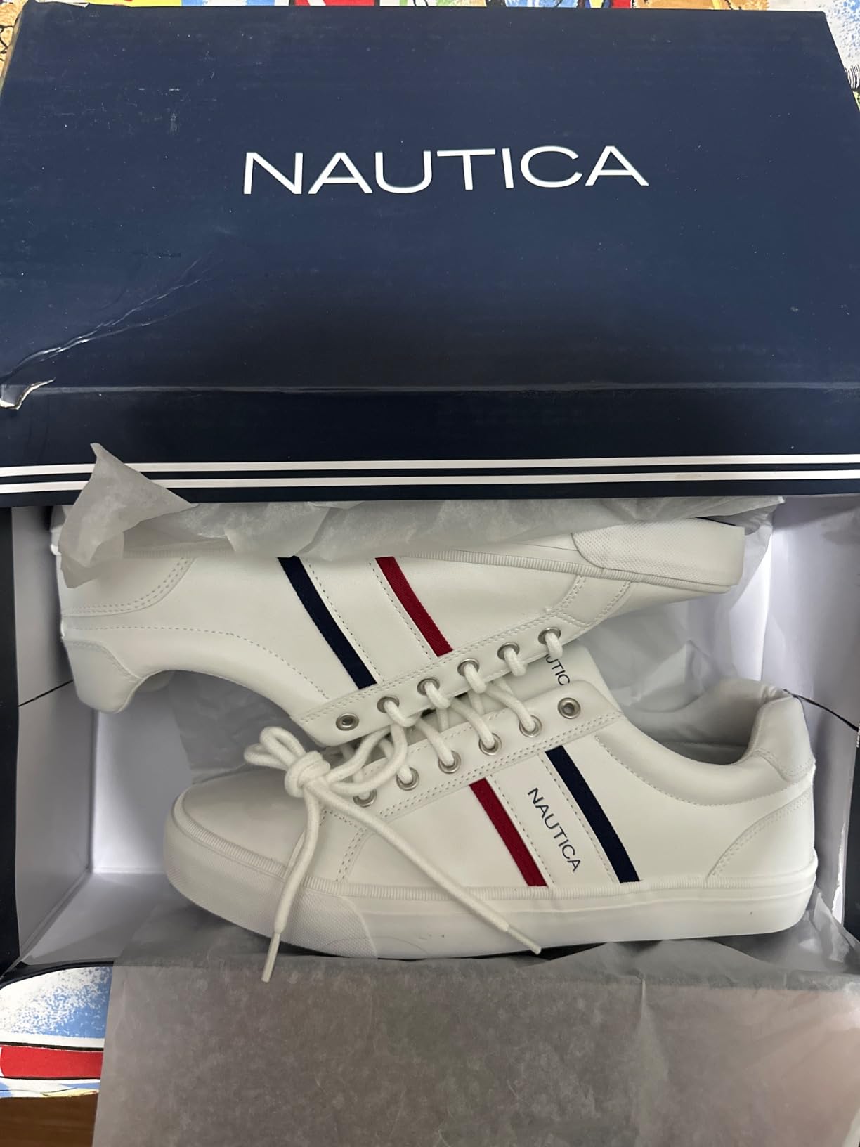 Nautica Men's Casual Shoe, Classic Lace-Up Low Top Loafer, Fashion Sneaker - in Medium & Wide Width Sizes customer photo 2