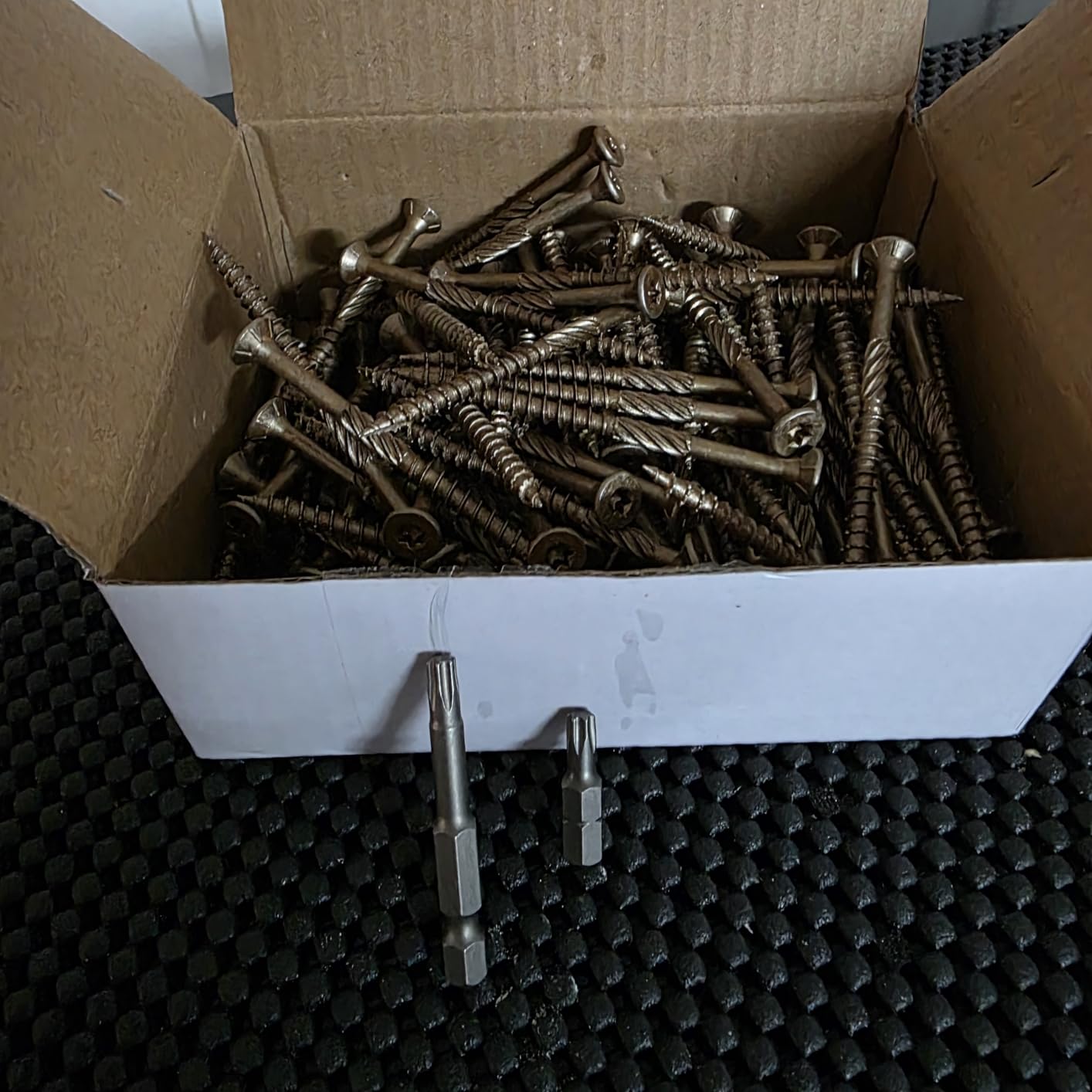 Wensilon #10 x 3 Deck Screws, 137PCS 2LB Bronze Exterior Wood Screws customer photo 1