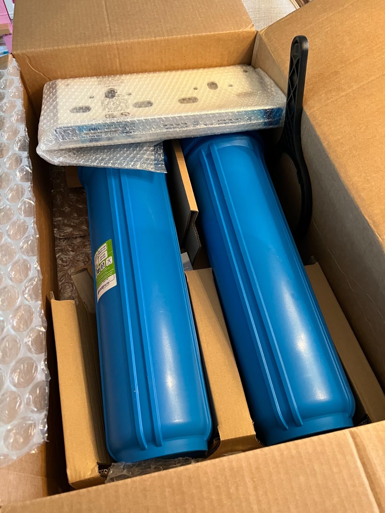 SpringWell Whole House Water Filter Cartridge System - Carbon + Sediment Filter + Salt Free Softener customer photo 1