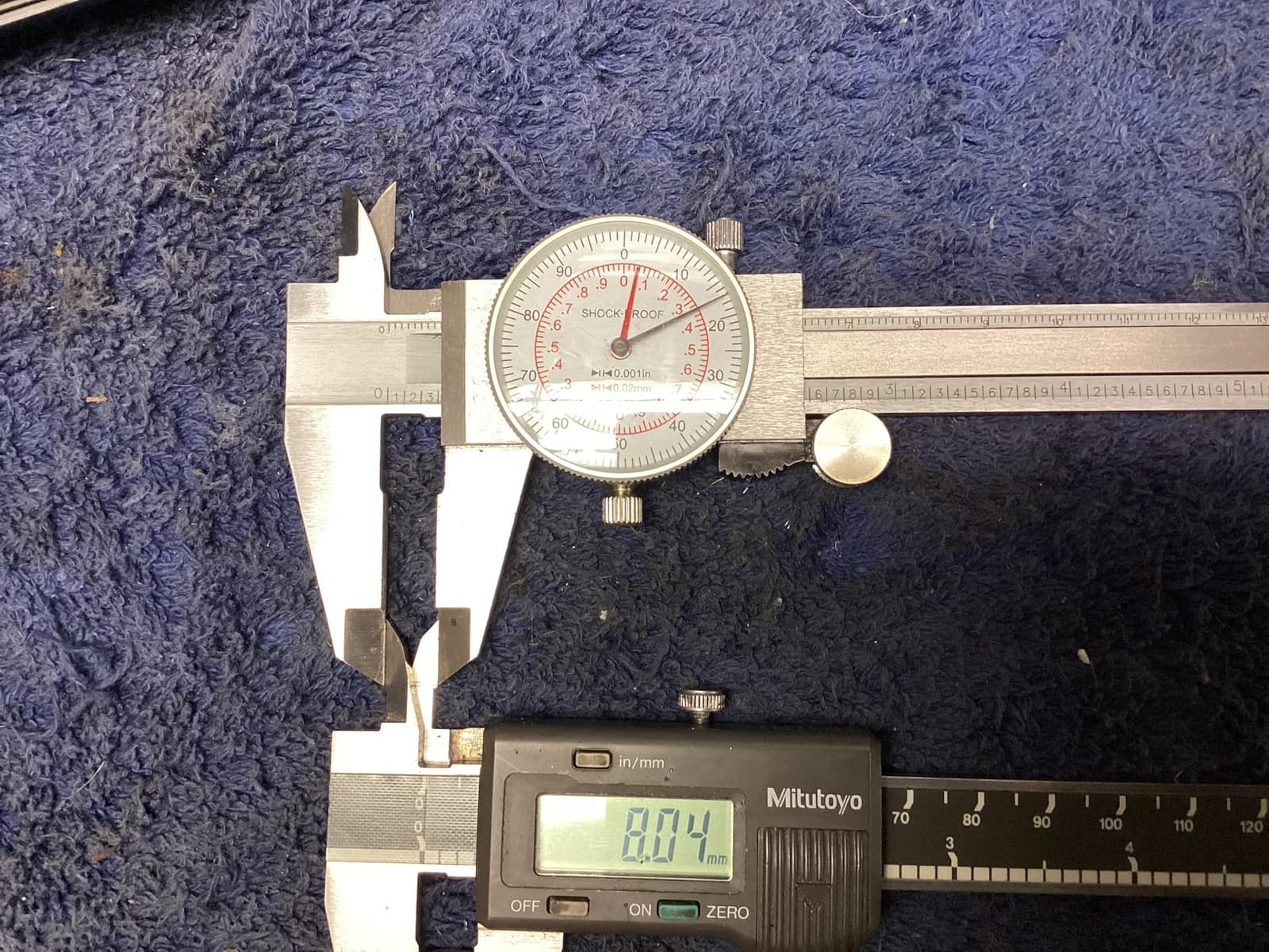HDLNKAK Dial Caliper Shockproof with Watch 0-6