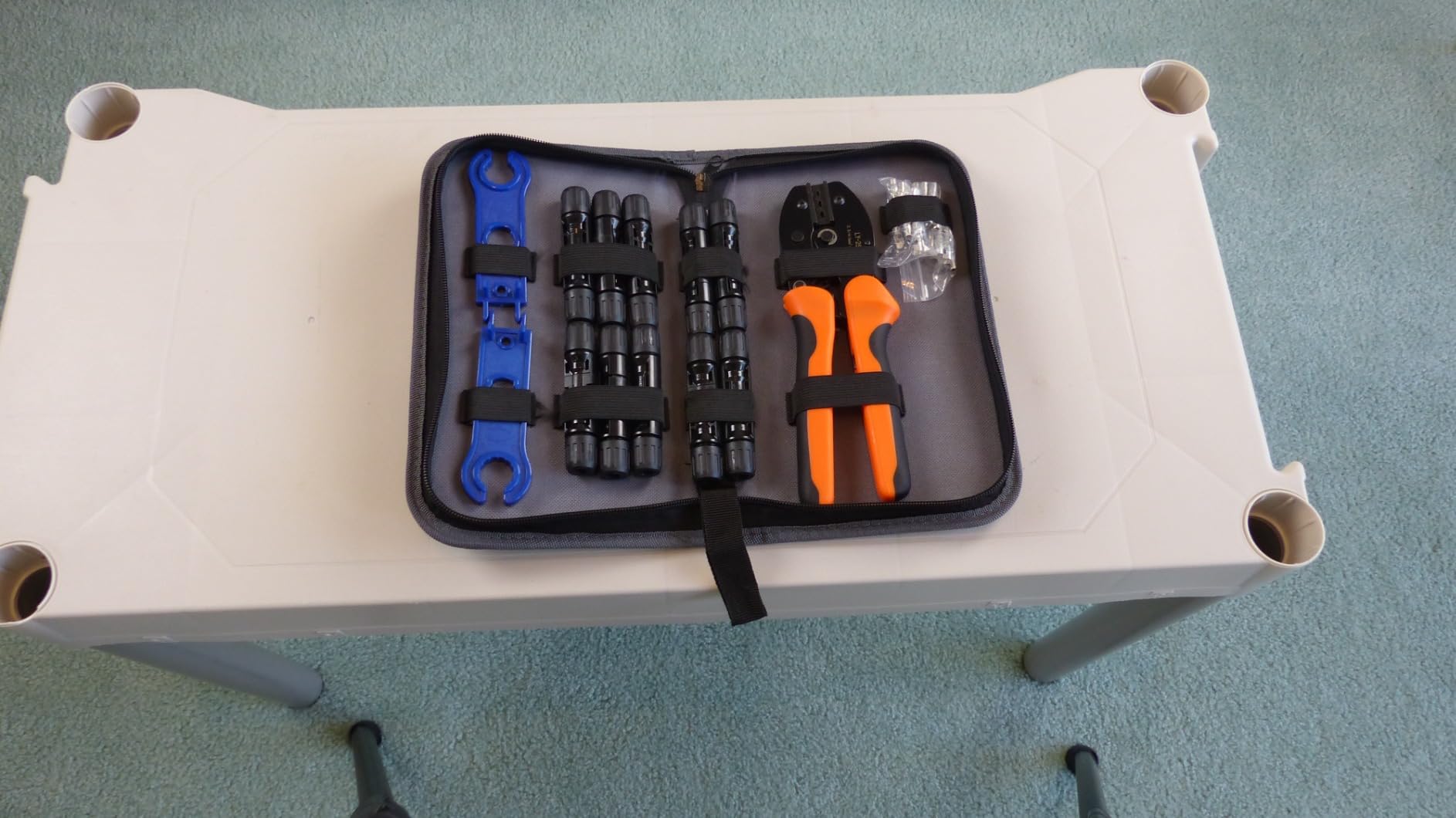 ECO-WORTHY Solar Crimper Tool Kit 13PCS with Crimper, Connectors,Spanner customer photo 1