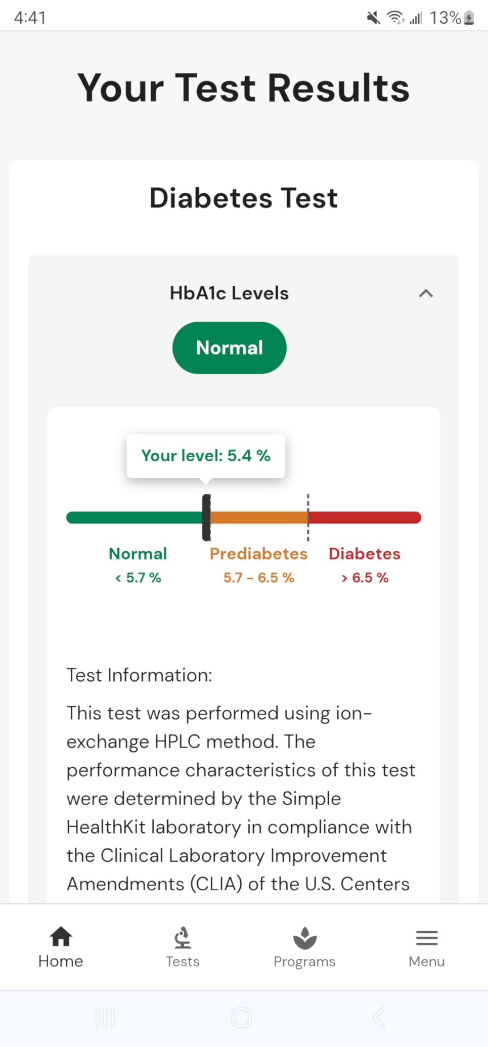 Simple HealthKit At-Home Diabetes Test Kit for Hemoglobin A1c (HbA1c) Levels - A1c Home Test Kit - Free Follow-Up Care & Fast Lab Results customer photo 1