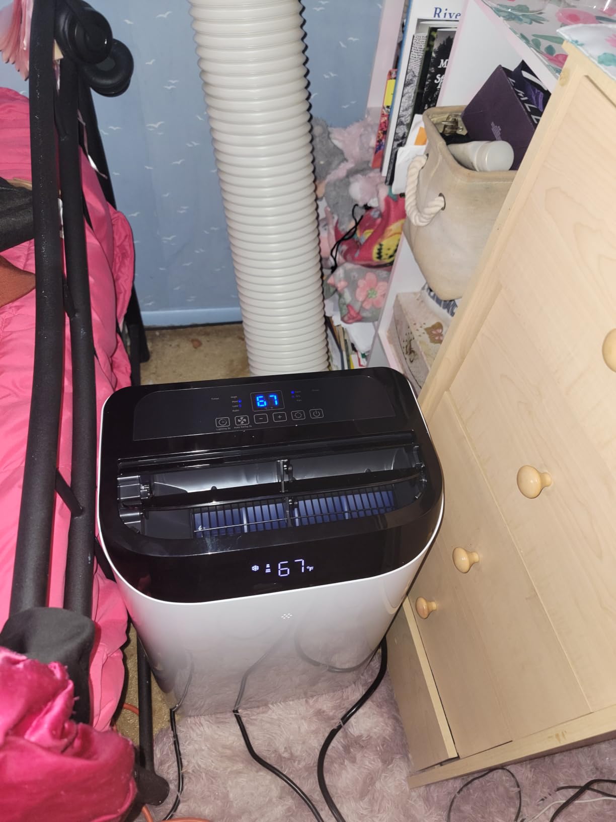 12000 BTU Portable Air Conditioners with Remote Control, 3-in-1 Free Standing Cooling AC Unit with Fan & Dehumidifier, Cools Room up to 500 sq.ft, Smart/Sleep Mode,3 Speed,24H Timer,Window Kit customer photo 2