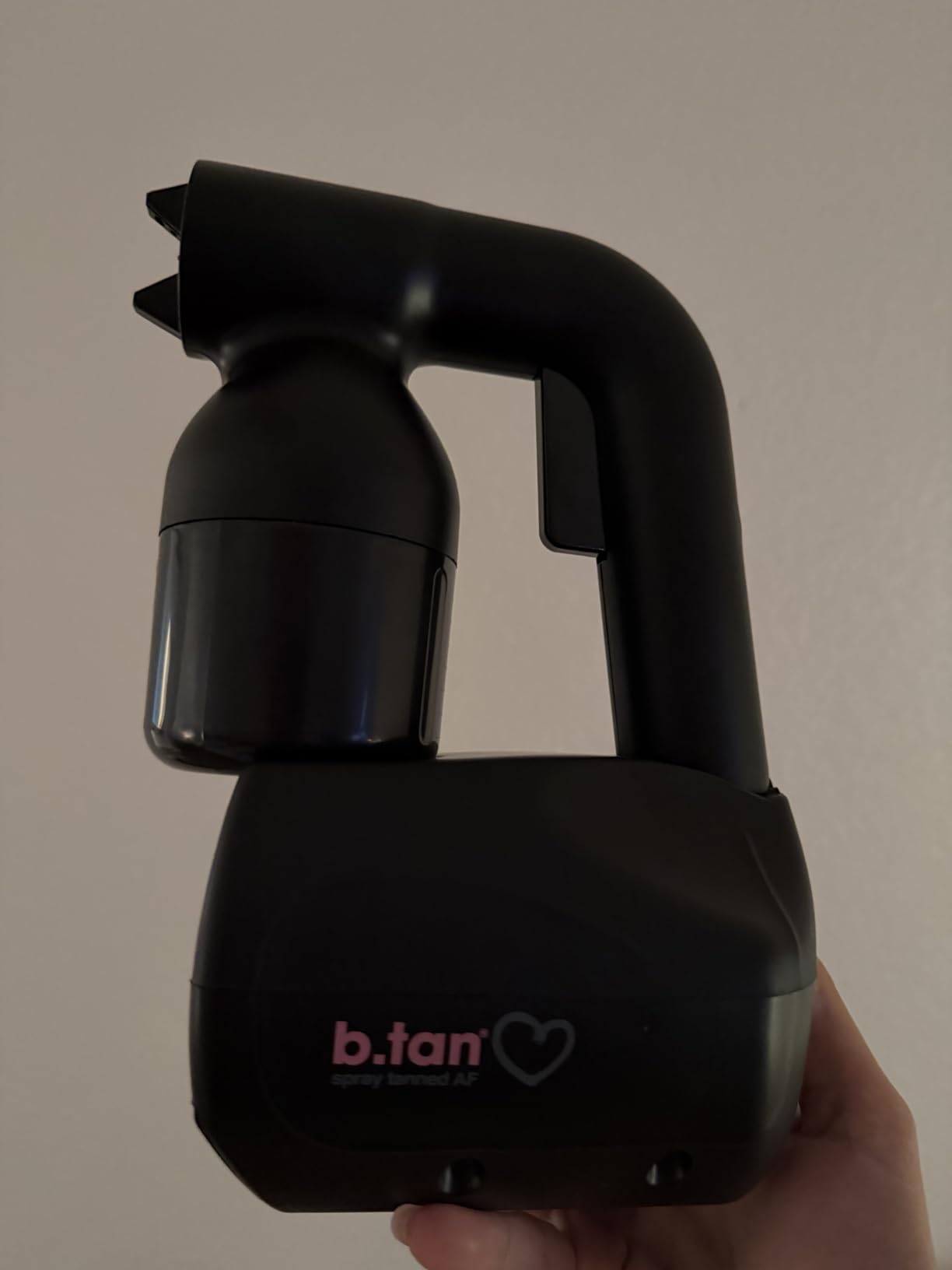 b.tan Spray Tan Kit | At Home Spray Tanning Kit, Includes Spray Tan Machine, Tanning Applicator Mitt, 8 Fl Oz Solution Mist customer photo 2