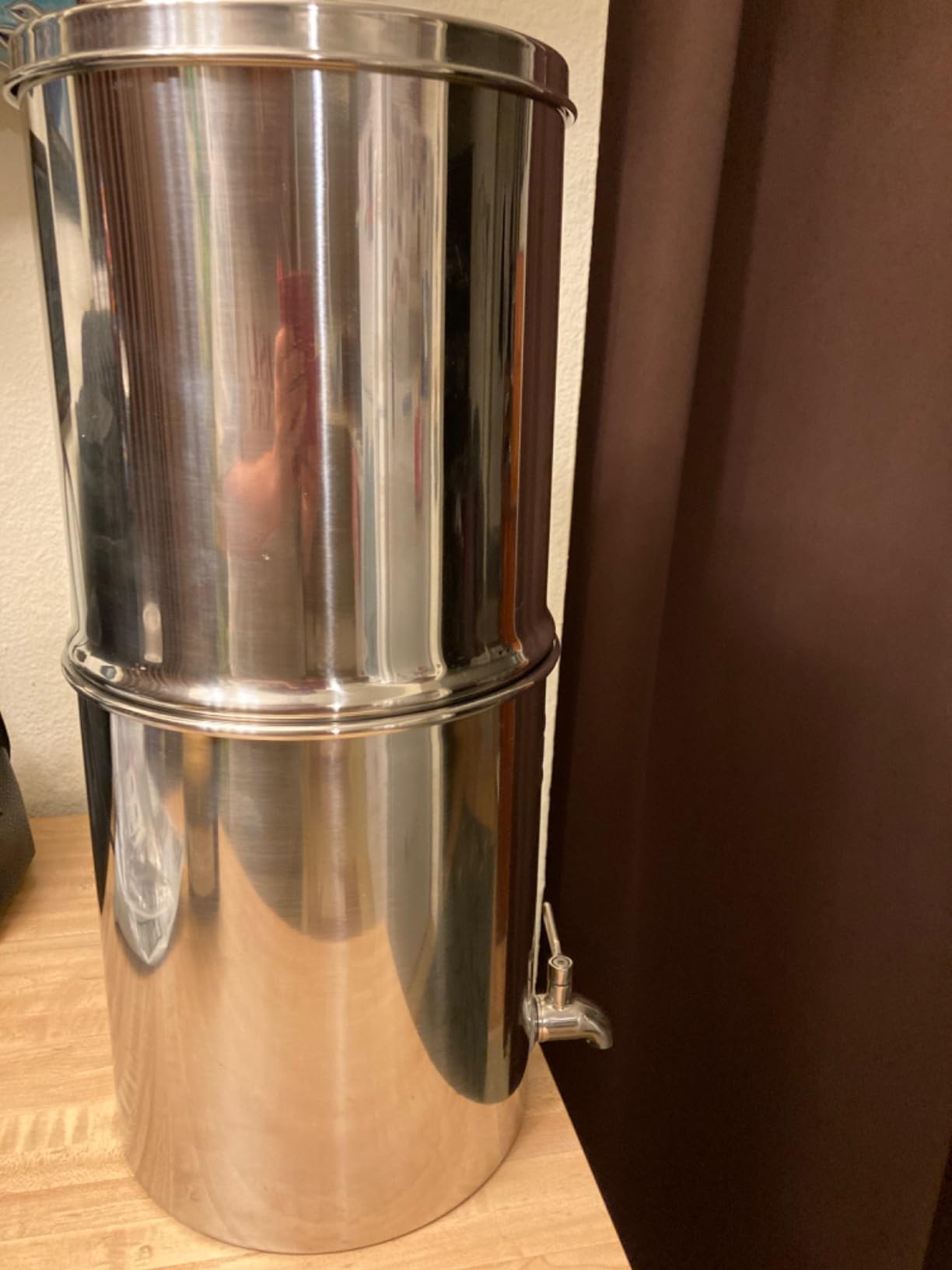 Waterdrop TK-A-FS Gravity Water Filter System, NSF/ANSI 42&372 Standard | Reduces Fluoride and Chlorine, Stainless-Steel Water System with 4 Filters and Metal Spigot for Home, 2.25G customer photo 1