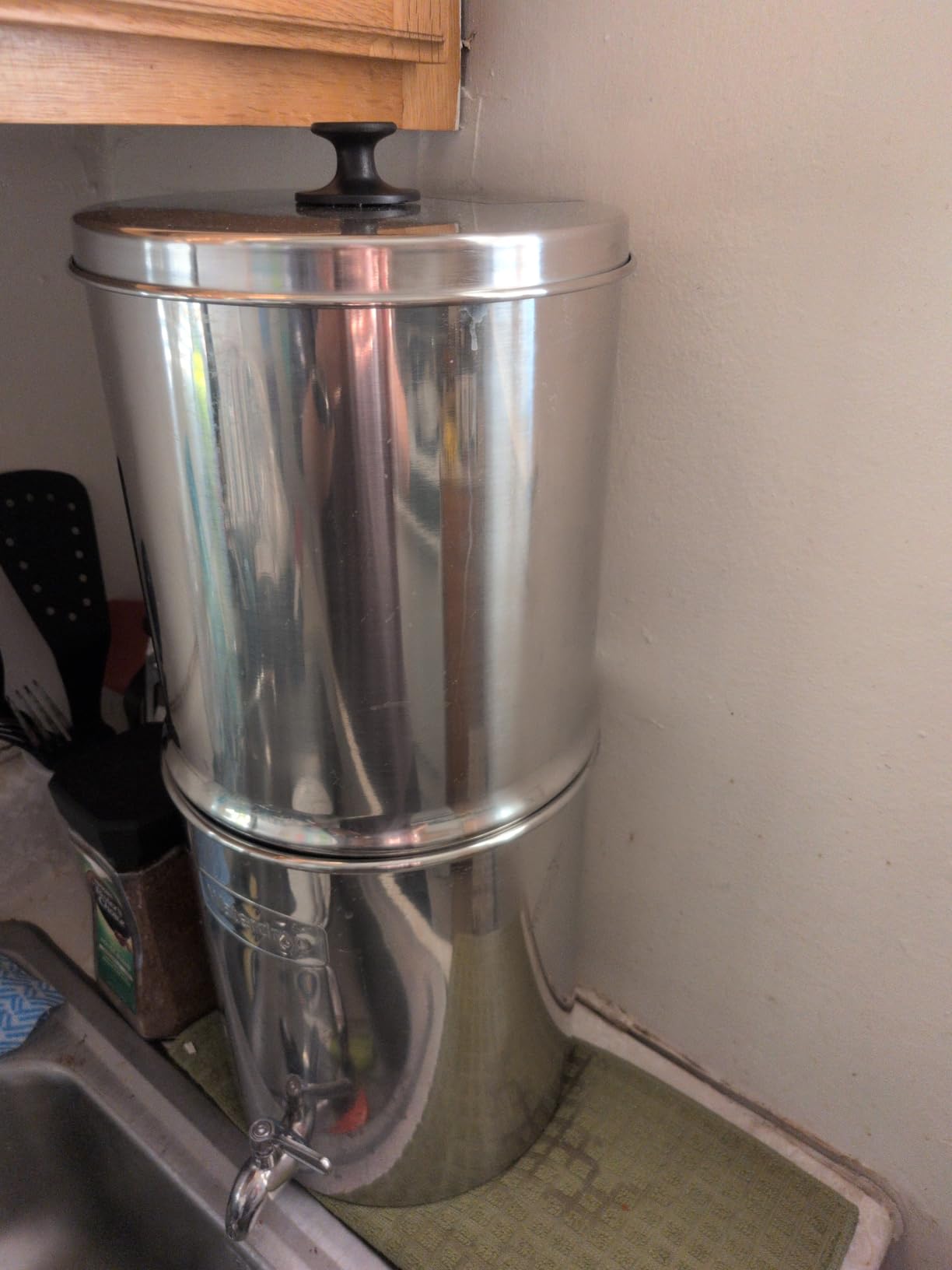 Waterdrop TK-A-FS Gravity Water Filter System, NSF/ANSI 42&372 Standard | Reduces Fluoride and Chlorine, Stainless-Steel Water System with 4 Filters and Metal Spigot for Home, 2.25G customer photo 2