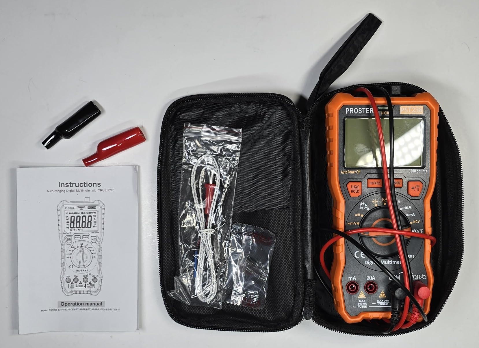Proster TRMS Multimeter - 6000 Counts 20A NCV Magnetic with Temp customer photo 2