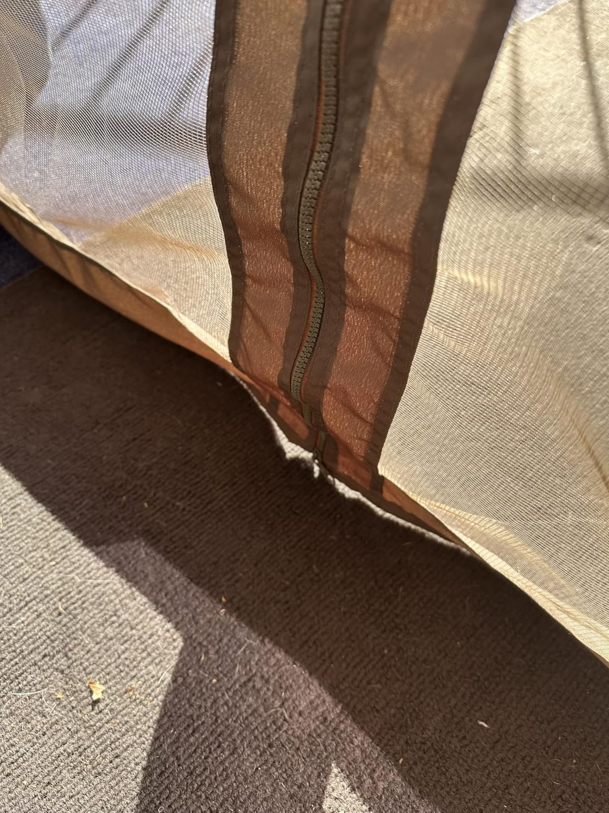 Gazebo Replacement Mosquito Netting for Patio, 10x10 ft, Coffee customer photo 1