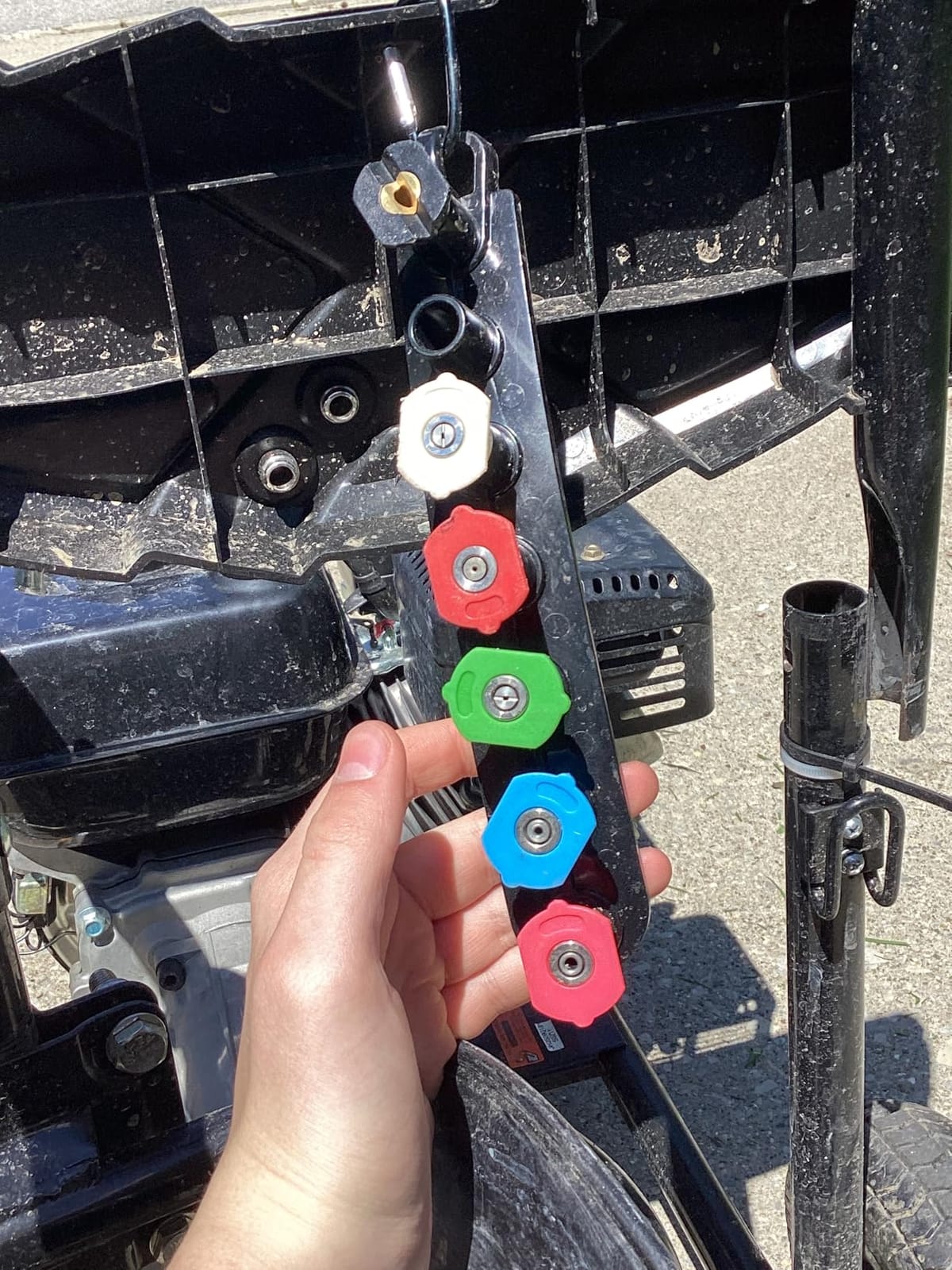 Hourleey Pressure Washer Tips, Pressure Washer Nozzle Tip with Holder, 7 Nozzle Tips, 1/4 Inch Quick Connect, 4000 PSI customer photo 2
