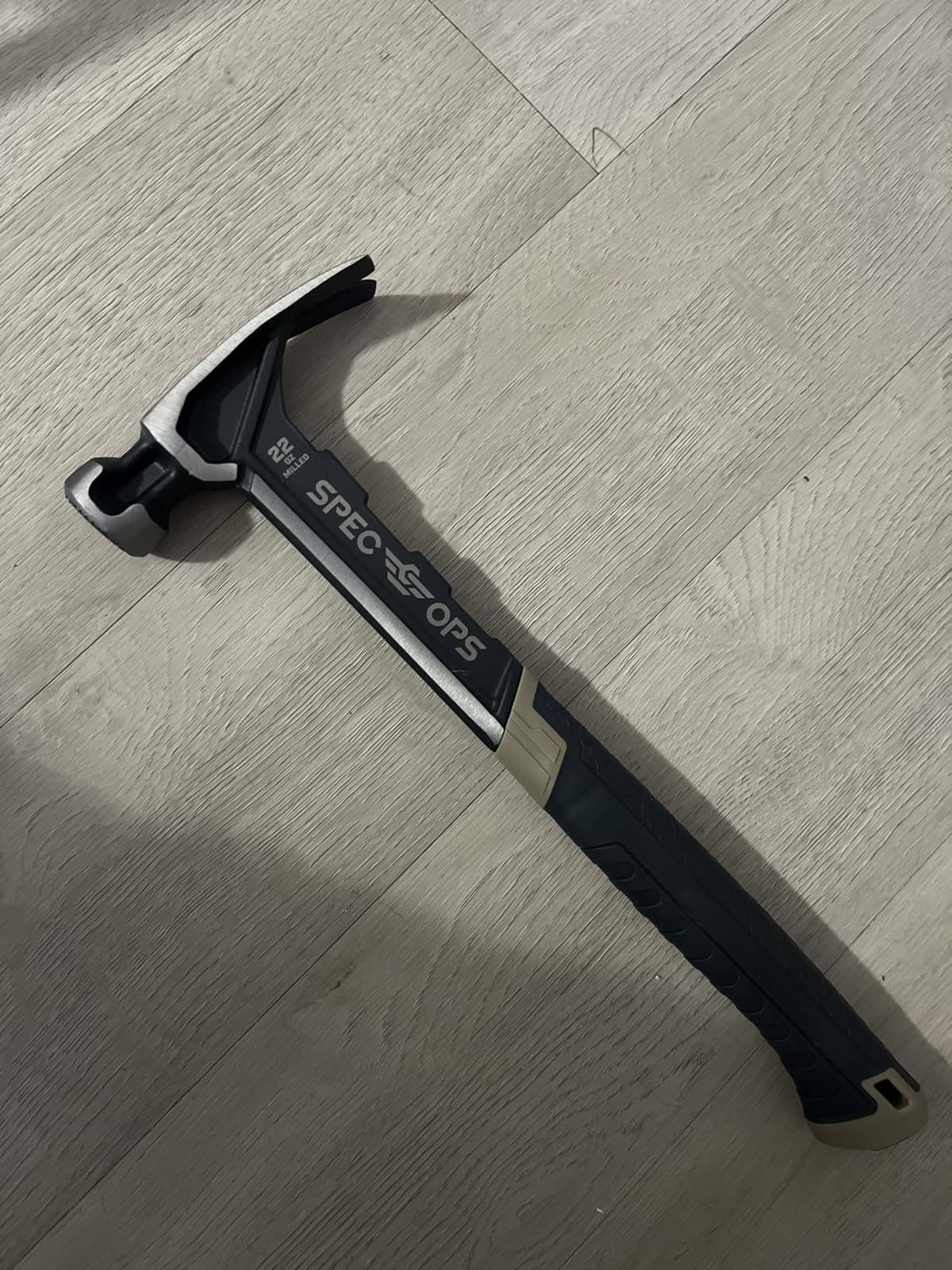 Spec Ops Tools Framing Hammer for Carpentry & Demolition, Magnetic Nail Holder, Rip Claw, Soft Mallet Cap, Milled Face with Mallet Cap 28 Oz customer photo 1