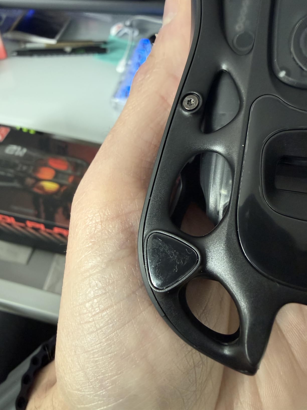 GravaStar Mercury M2 Wireless Gaming Mouse with 26,000 DPI, PAW3395DM Sensor -79g Lightweight Hollowed-Out Design -5 Programmable Buttons -5 Dynamic Lightsync RGB customer photo 2