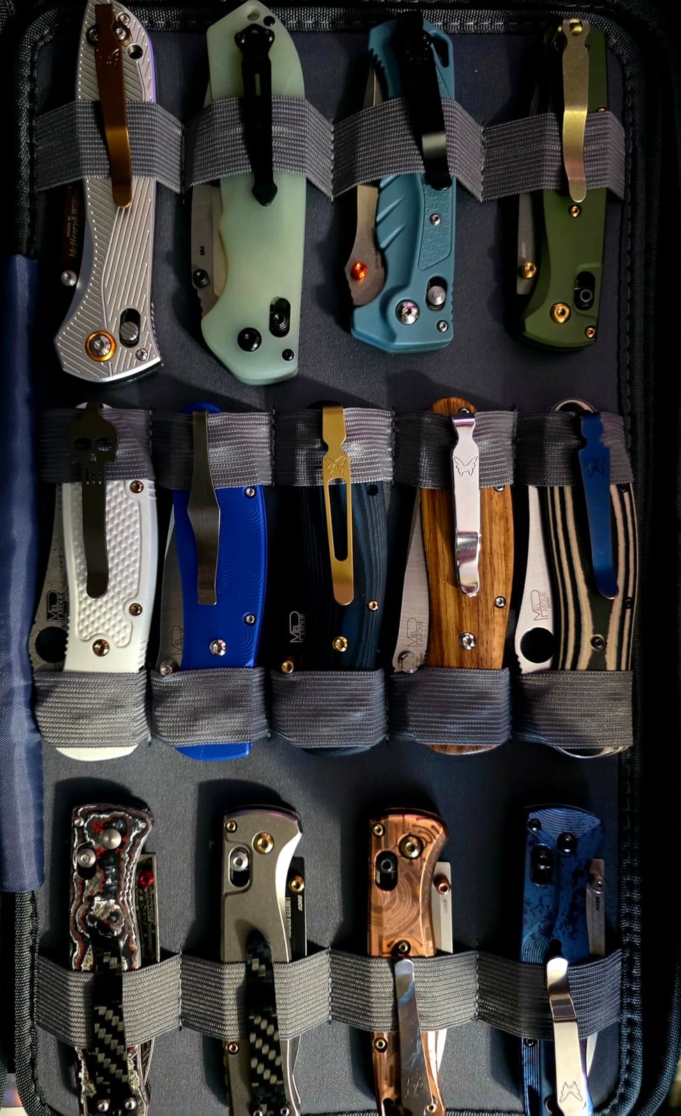Boobowl Pocket Knife Display Case, 88 Slots for Folding Knife Storage customer photo 1