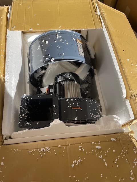 POWERTEC 1 HP Dust Collector with 1 Micron Dust Collector Bags and Mobile Base, Dust Collectors with 800 CFM for Woodworking Dust Collection System (DC1081) customer photo 1