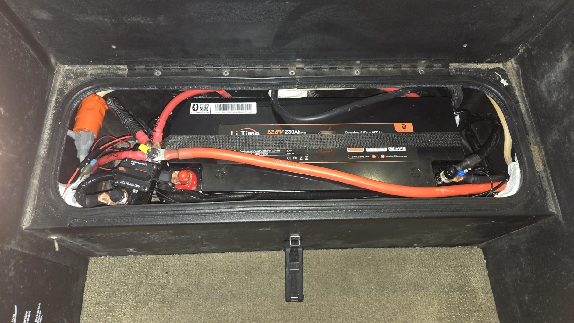 Litime 12V 100Ah LiFePO4 Battery, Group 24 Lithium Batteries for RV, Camper customer photo 2