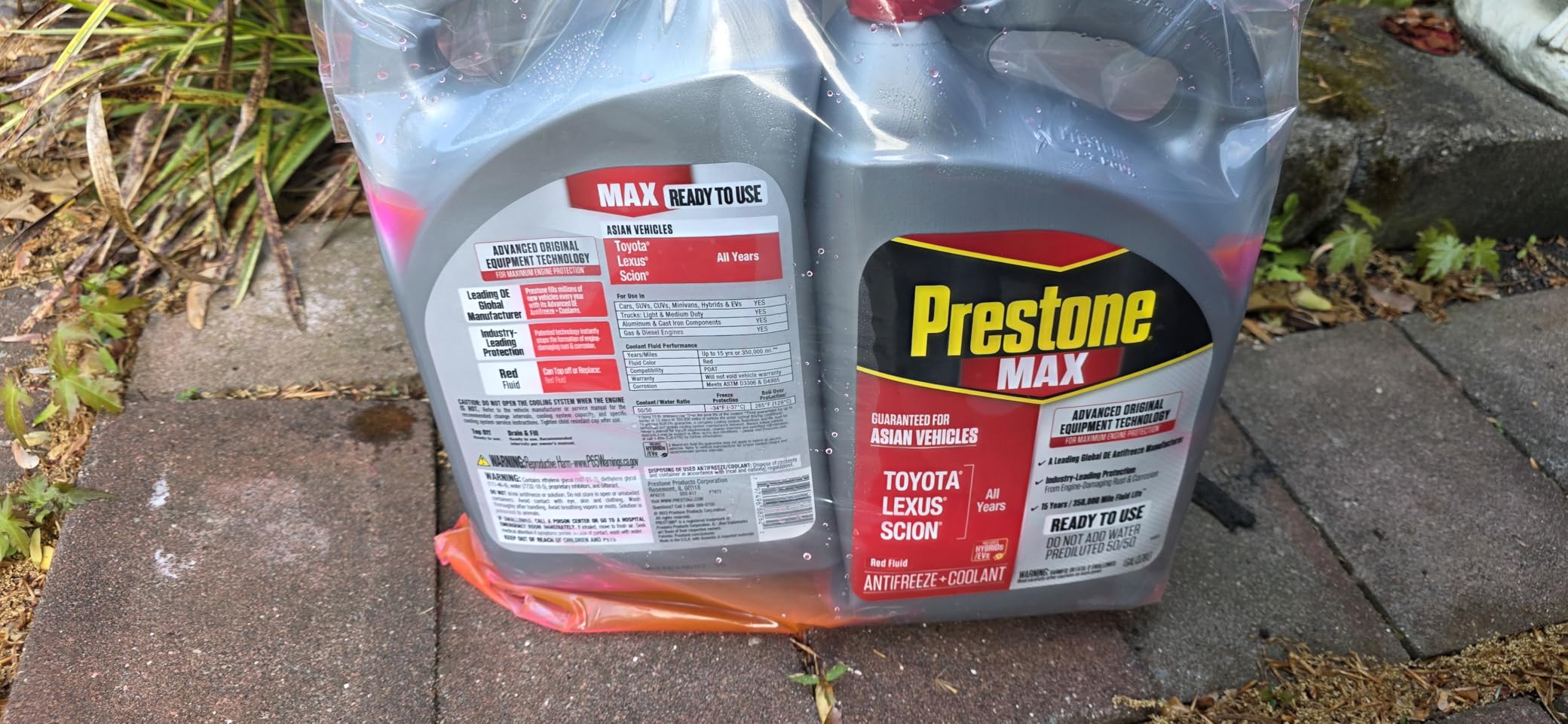 Prestone MAX Asian Red 50/50 Antifreeze Automotive Coolant, Pack of One customer photo 1