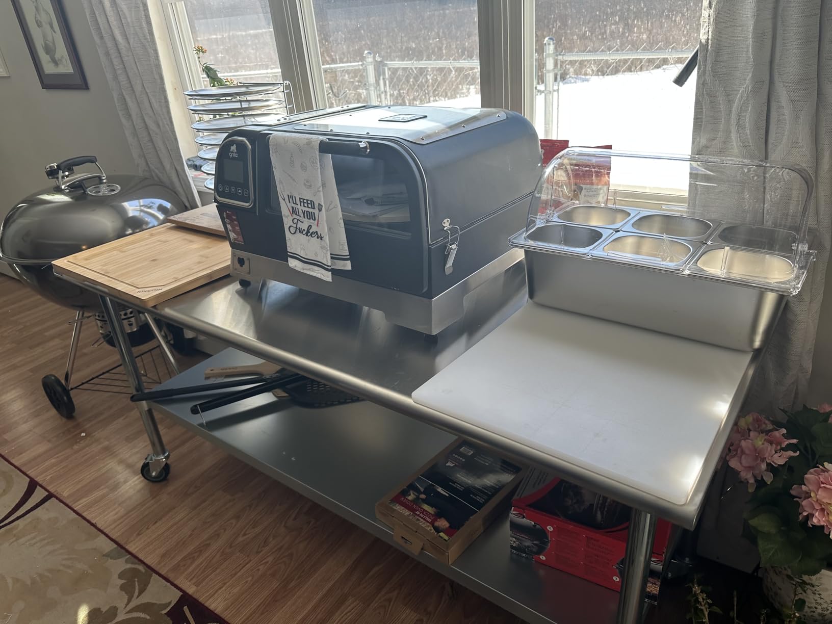 HARDURA Stainless Steel Commercial Table with Wheels 30 x 60 Inches customer photo 2
