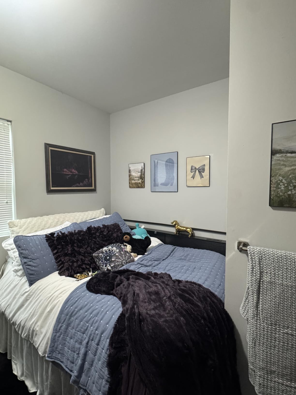 MAHANCRIS Headboard Queen Size with 2 Power Strips and Flip Door Storage customer photo 1