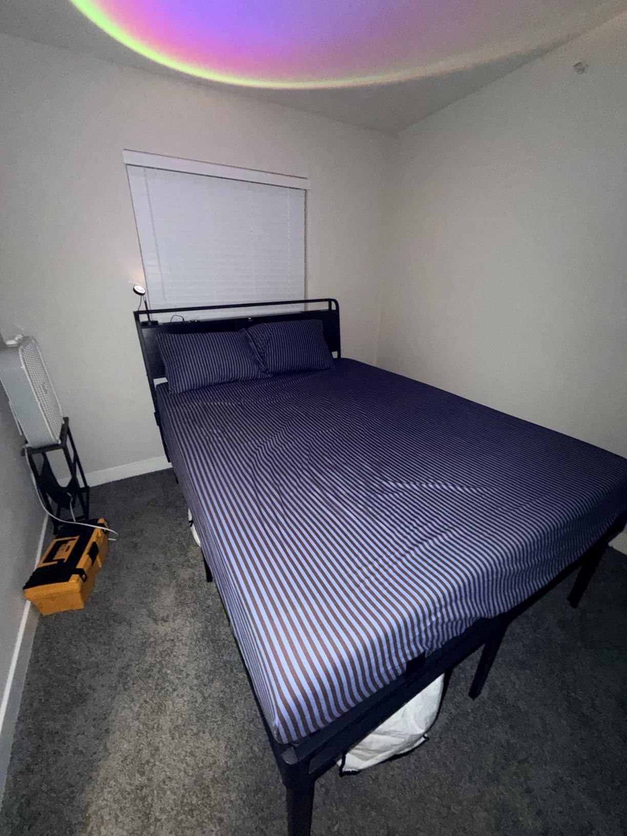 MAHANCRIS Headboard Queen Size with 2 Power Strips and Flip Door Storage customer photo 2